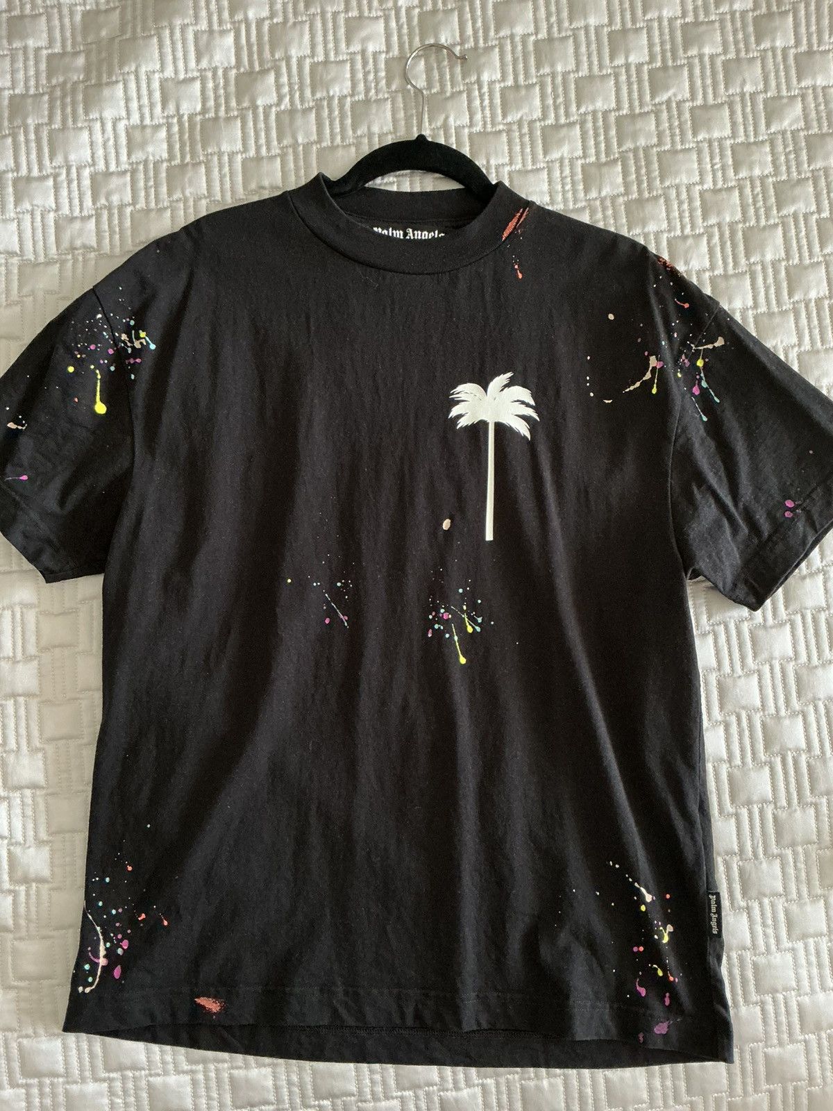 Palm Angels PALM ANGELS PAINTED PALM T-SHIRT size M Size US M / EU 48-50 / 2 - 1 Thumbnail