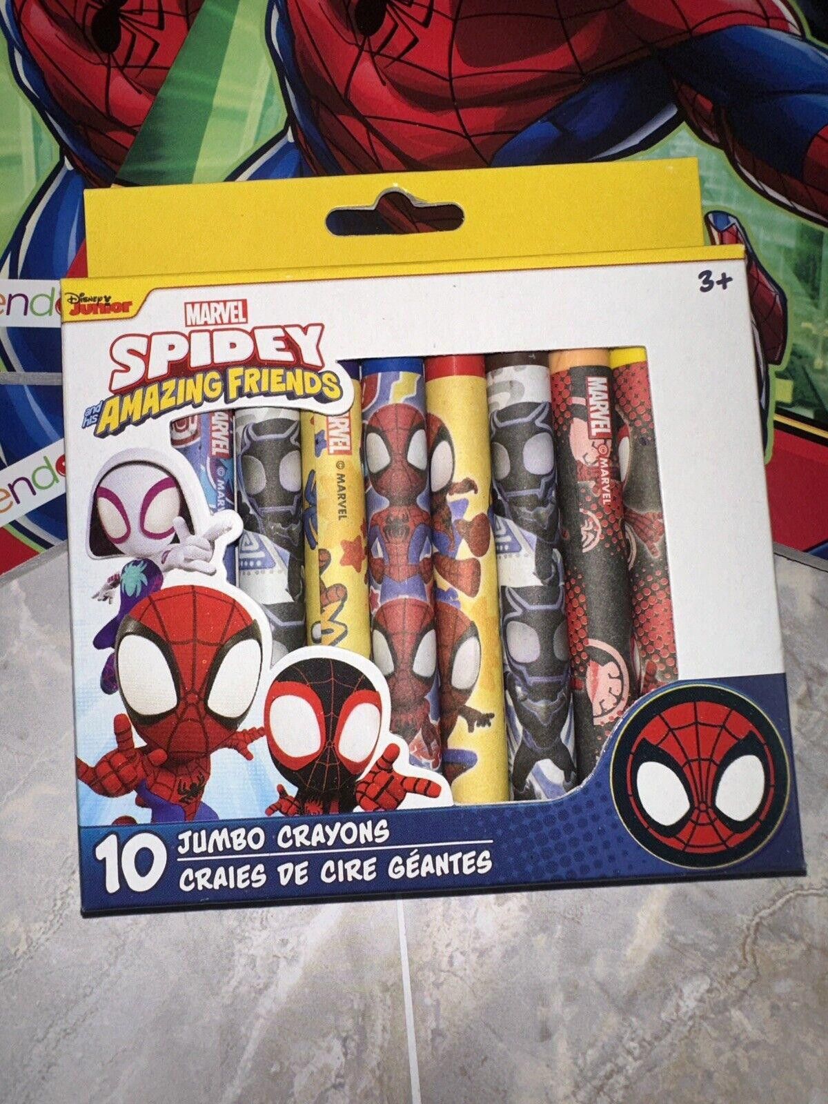 Marvel Comics Spiderman Coloring Book And Crayons | Grailed