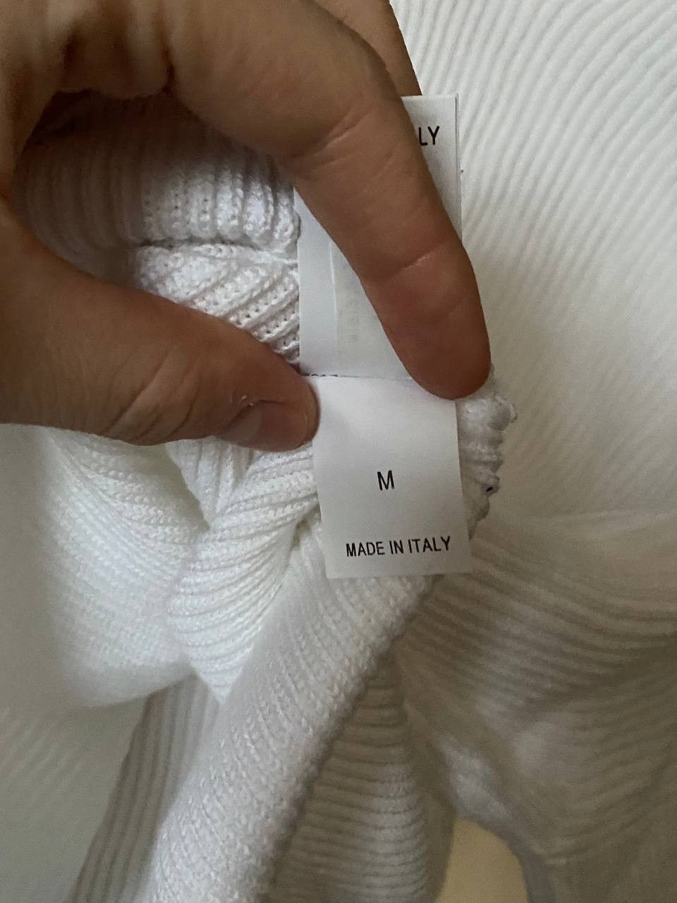 Brunello Cucinelli Brunello Cucinelli White Ribbed Hooded Sweater Size M / US 6-8 / IT 42-44 - 9 Thumbnail