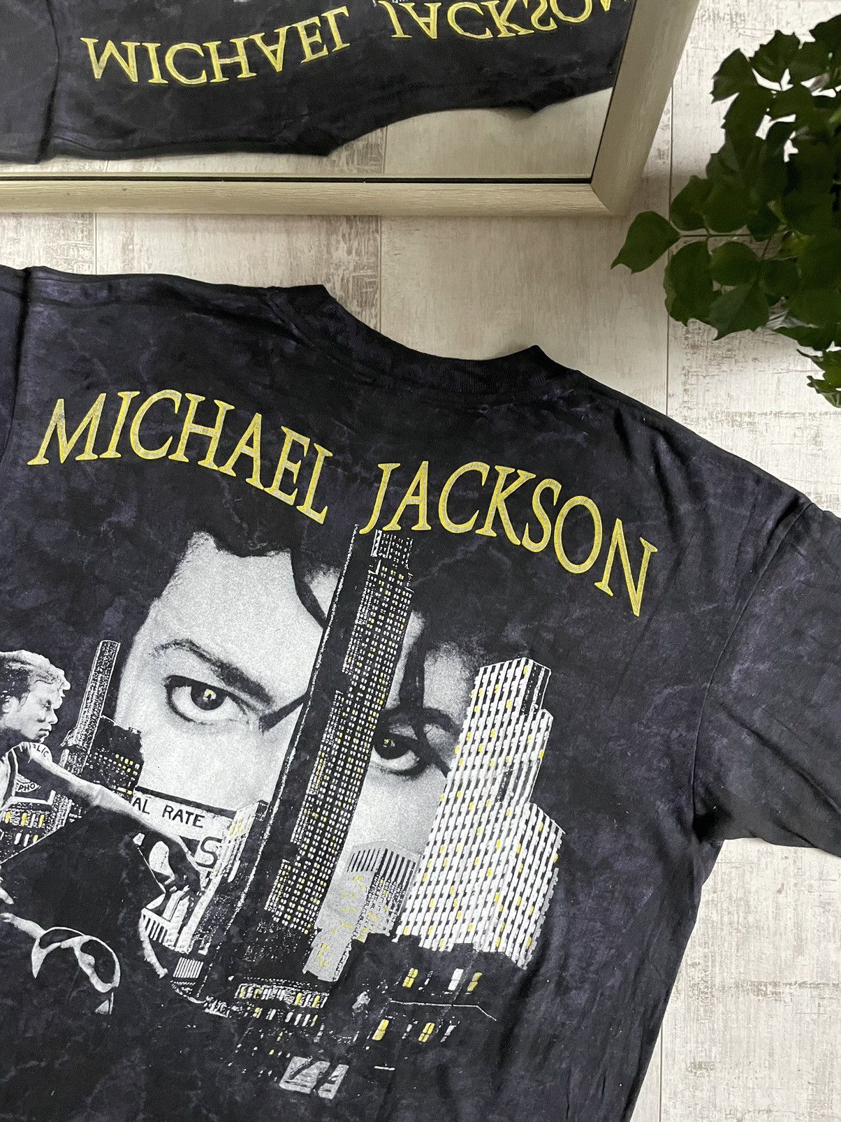 Band Tees × Michael Jackson × Vintage Michael Jackson 1992 Dangerous Tour Tee Vintage Over Print Size US XL / EU 56 / 4 - 6 Thumbnail