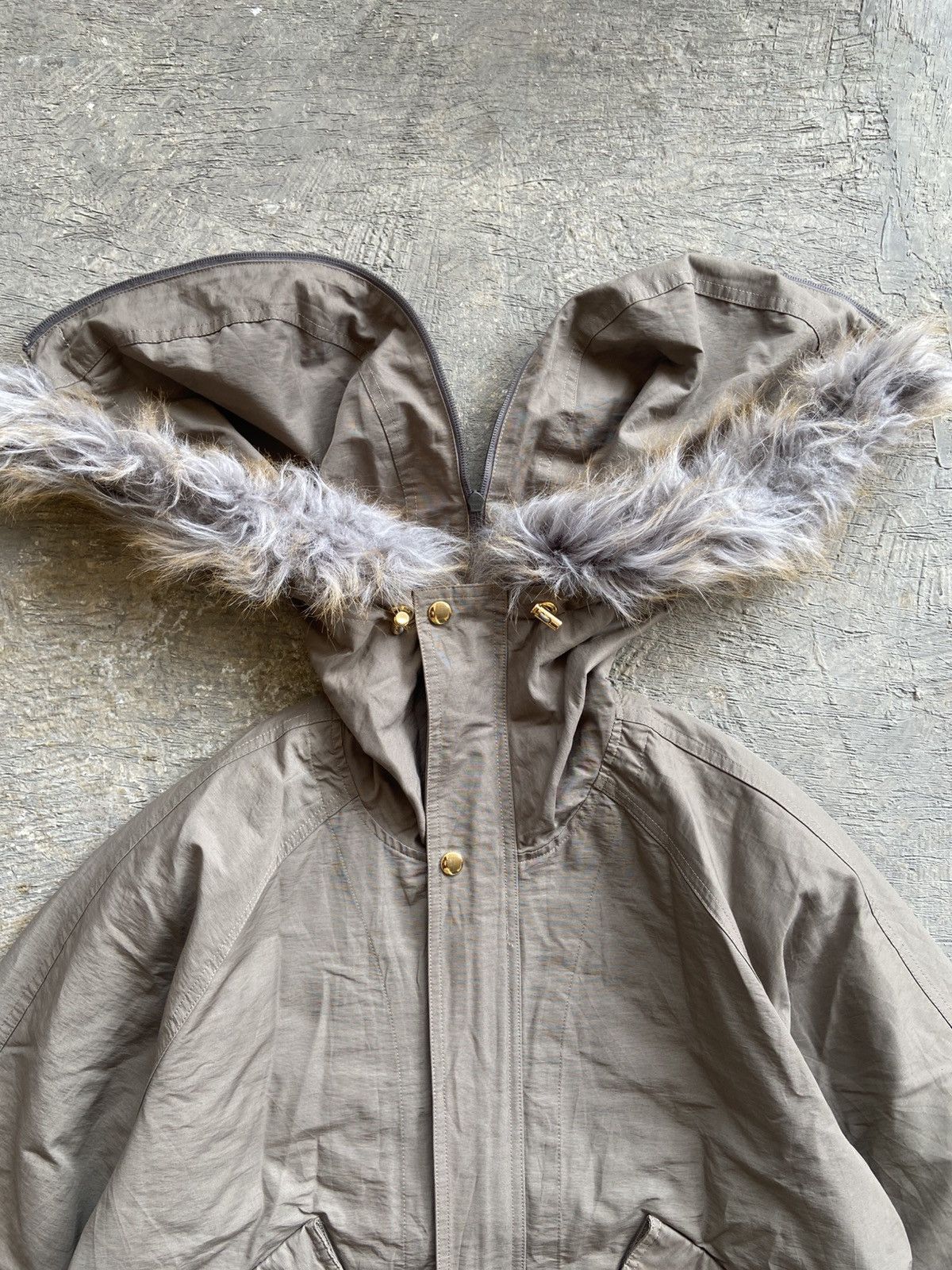 Issey Miyake 2000s Mercibaucoup - Apocalypse Style Fur Jacket Size US L / EU 52-54 / 3 - 4 Thumbnail
