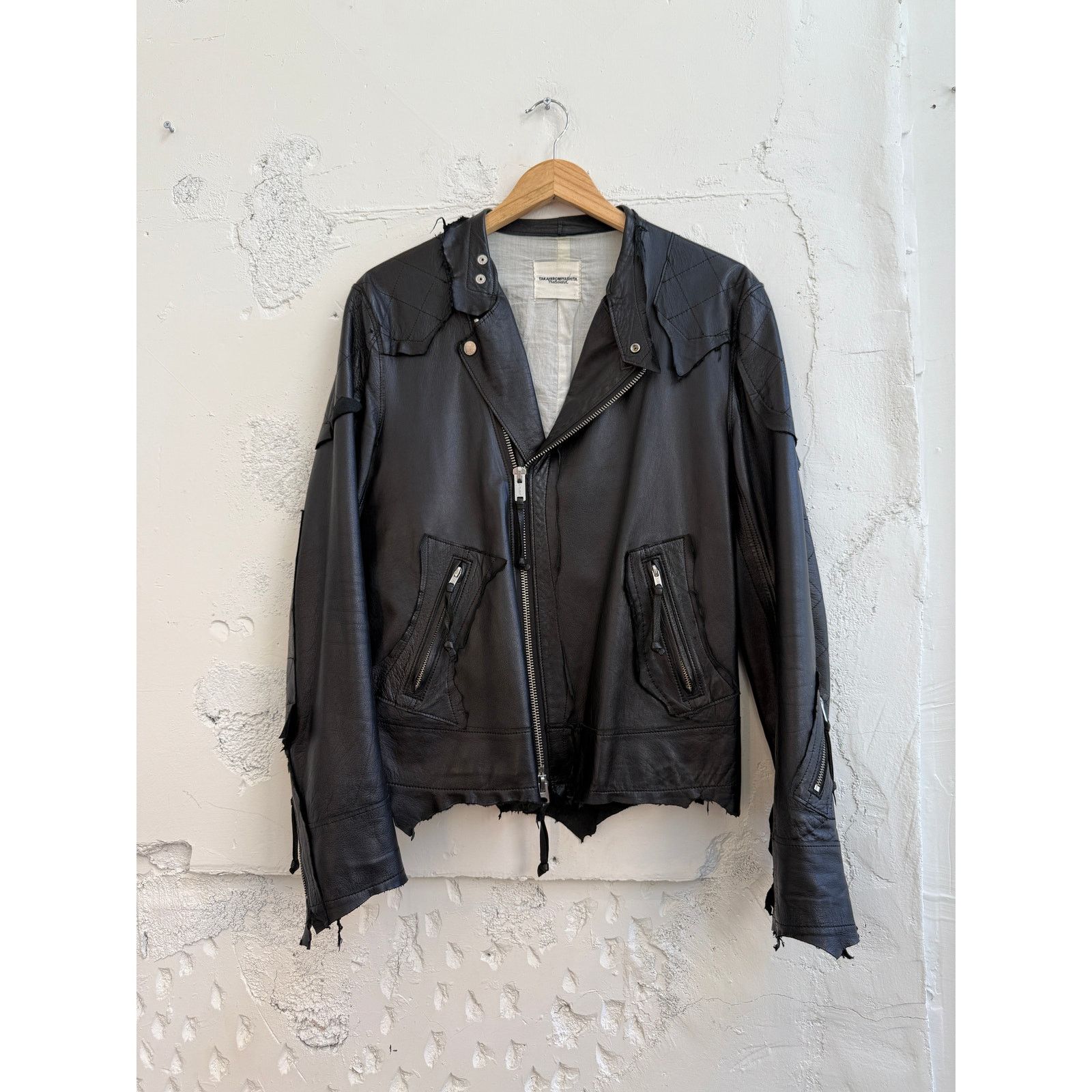 Takahiromiyashita TheSoloist Rough Out Riders Leather Jacket