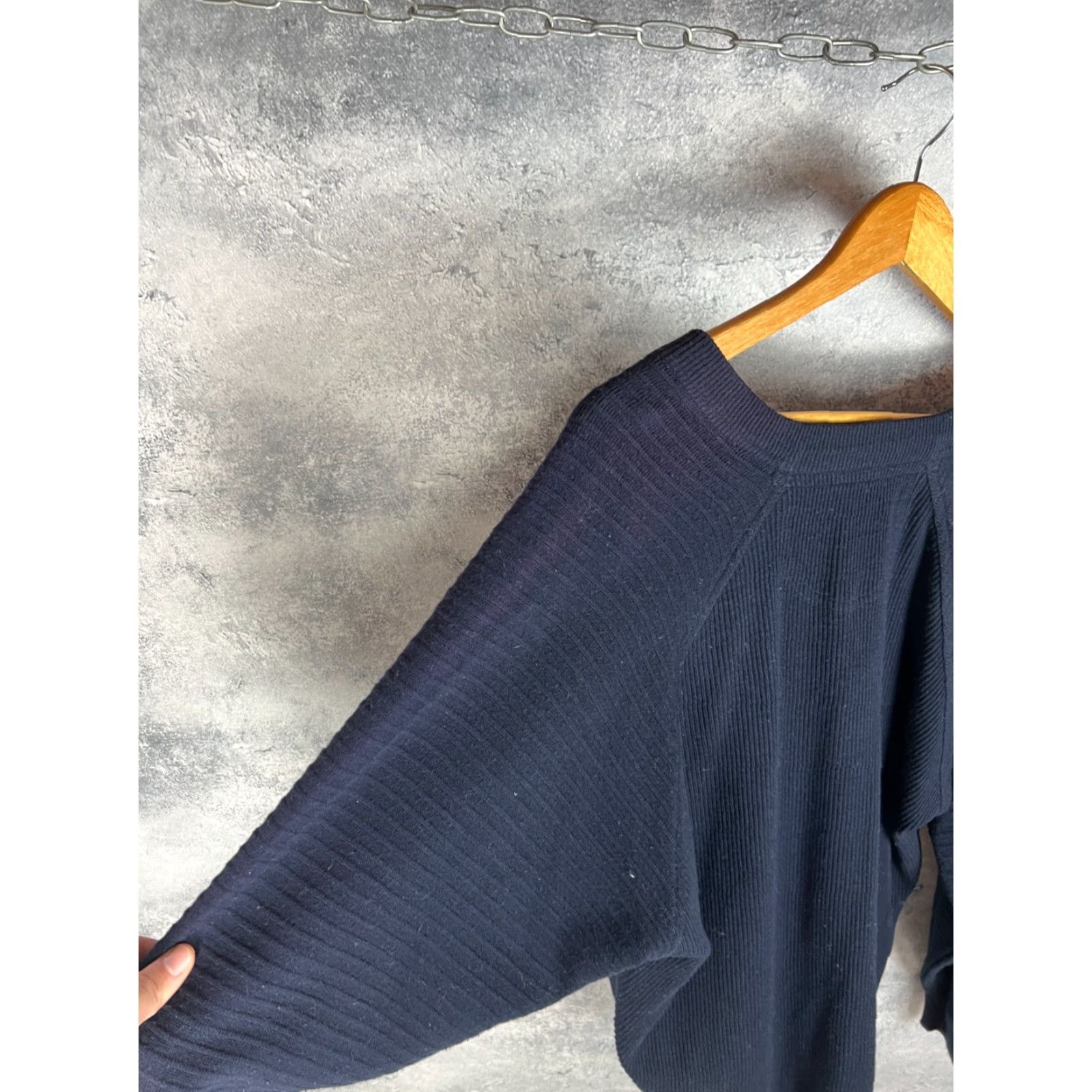 Paul & Shark Paul & Shark Yachting Sweater Navy V-Neck Pullover Logo Patch Size L Mens Size US L / EU 52-54 / 3 - 6 Thumbnail