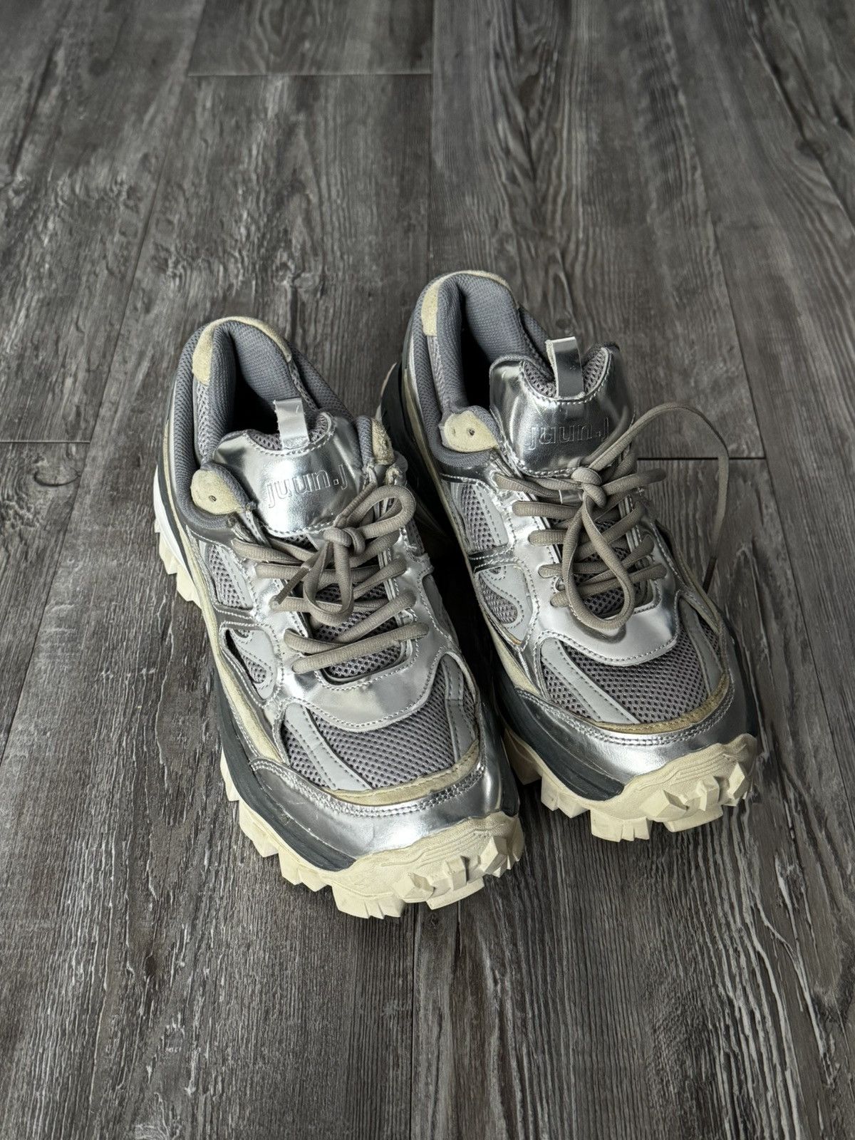 Juun.J juun.j 2019 SS metallic sneakers Size US 7 / EU 40 - 4 Thumbnail