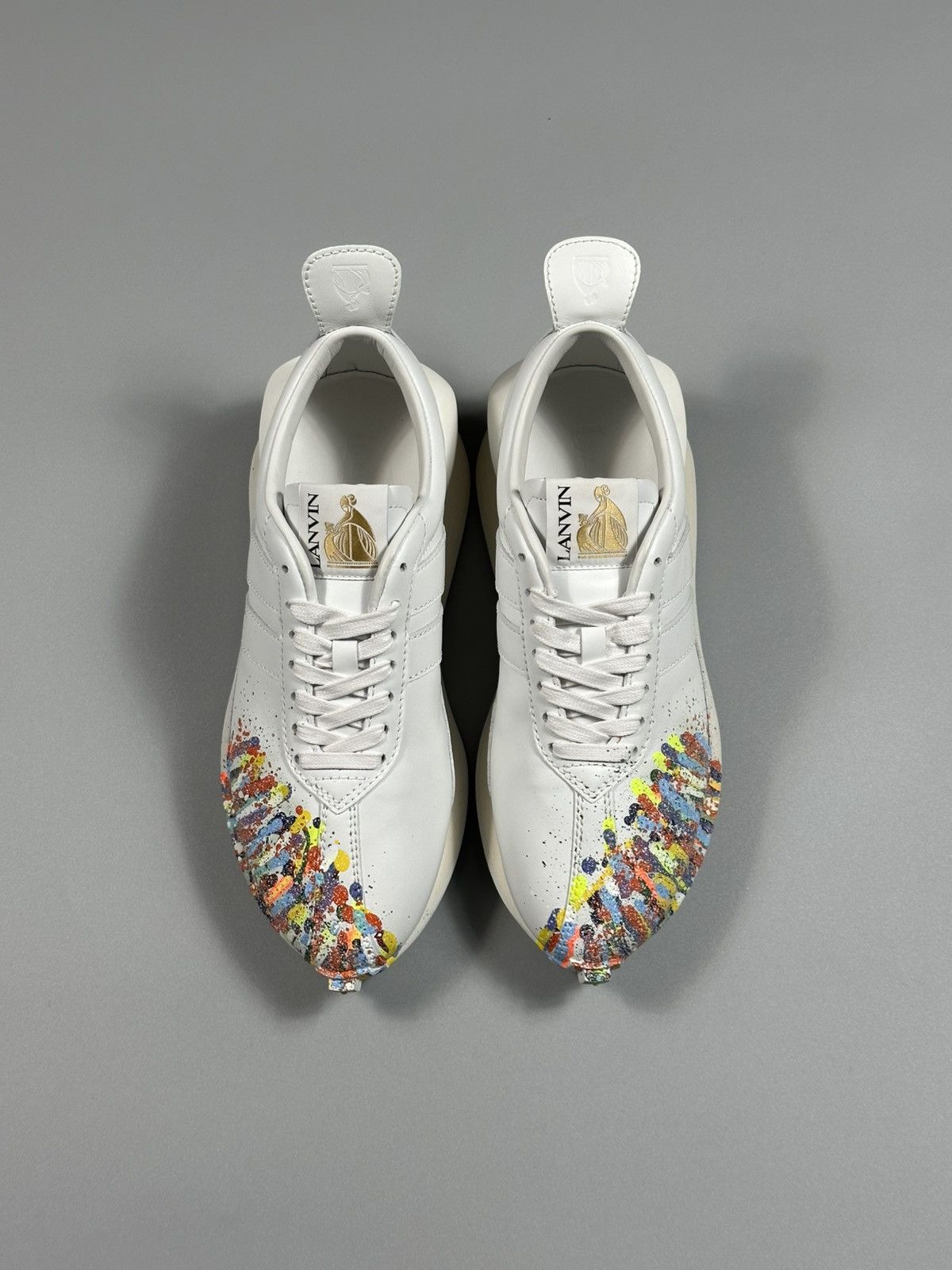 Gallery Dept. × Lanvin Lanvin X Gallery Dept. Painted Bumper Sneakers Size US 7.5 / EU 40-41 - 5 Thumbnail