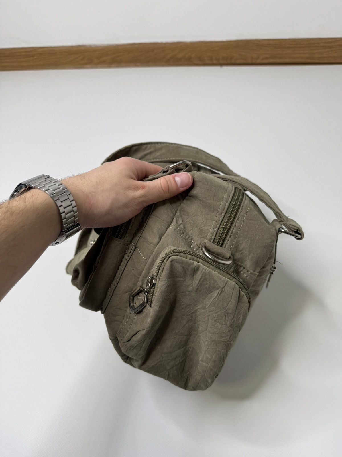 Vintage Vintage green avant garde shoulder bag y2k if6was9 lgb sk8 Size ONE SIZE - 3 Thumbnail