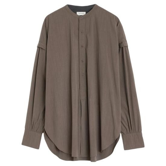 Lemaire LEMAIRE Women Shirts SH1150 LF1370 BR465 BROWN Size XS / US 0-2 / IT 36-38 - 1 Thumbnail