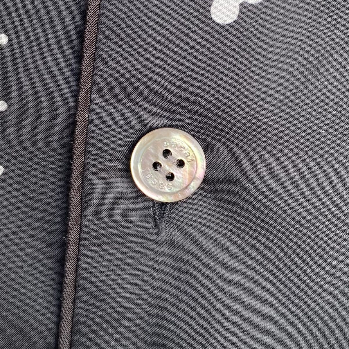 Sacai SS21 Black Paisley Shirt Size US M / EU 48-50 / 2 - 7 Thumbnail