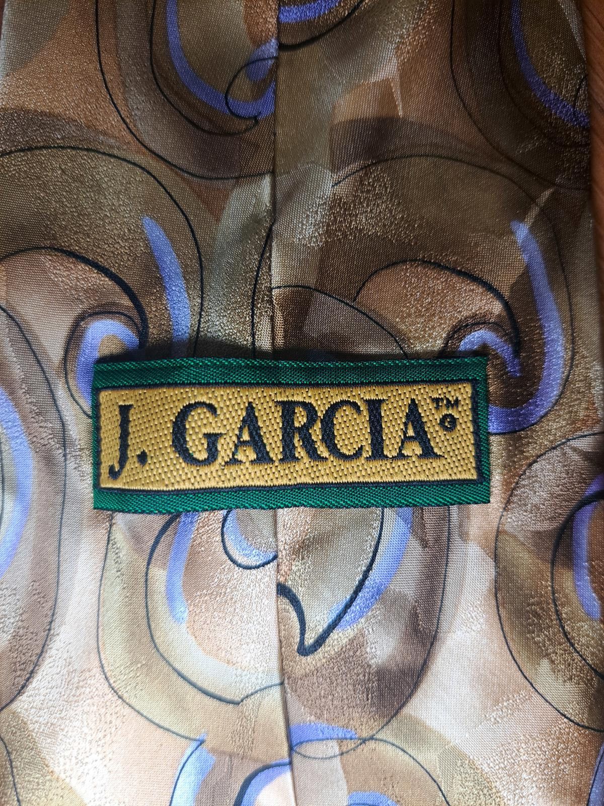 Other VINTAGE 1996 Jerry Garcia Silk Tie Gold Abstract Art Wide Size ONE SIZE - 2 Thumbnail