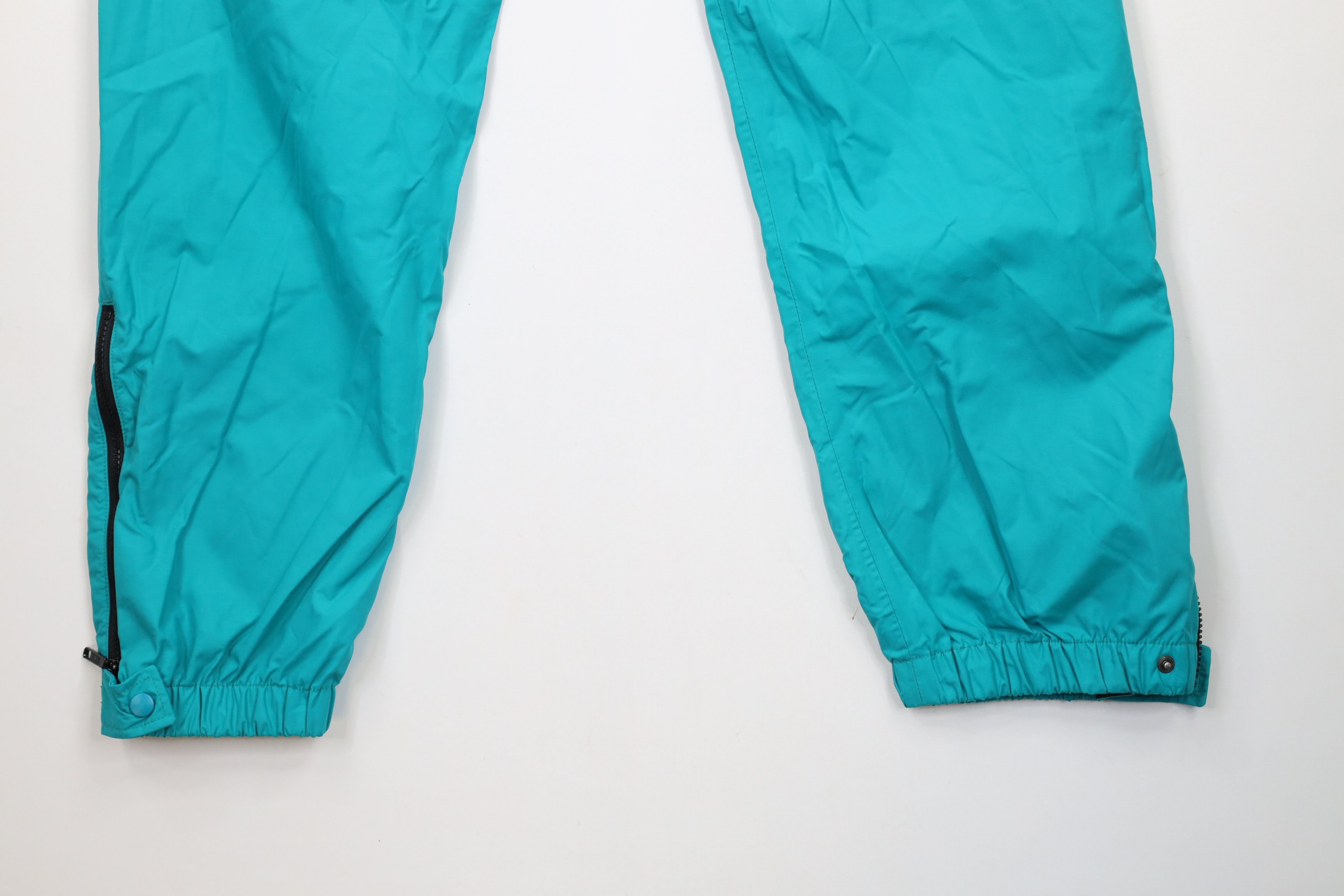 Eddie Bauer × Vintage Vintage 90s Eddie Bauer Waterproof Rain Jogger Pants Teal Size US 32 / EU 48 - 10 Thumbnail