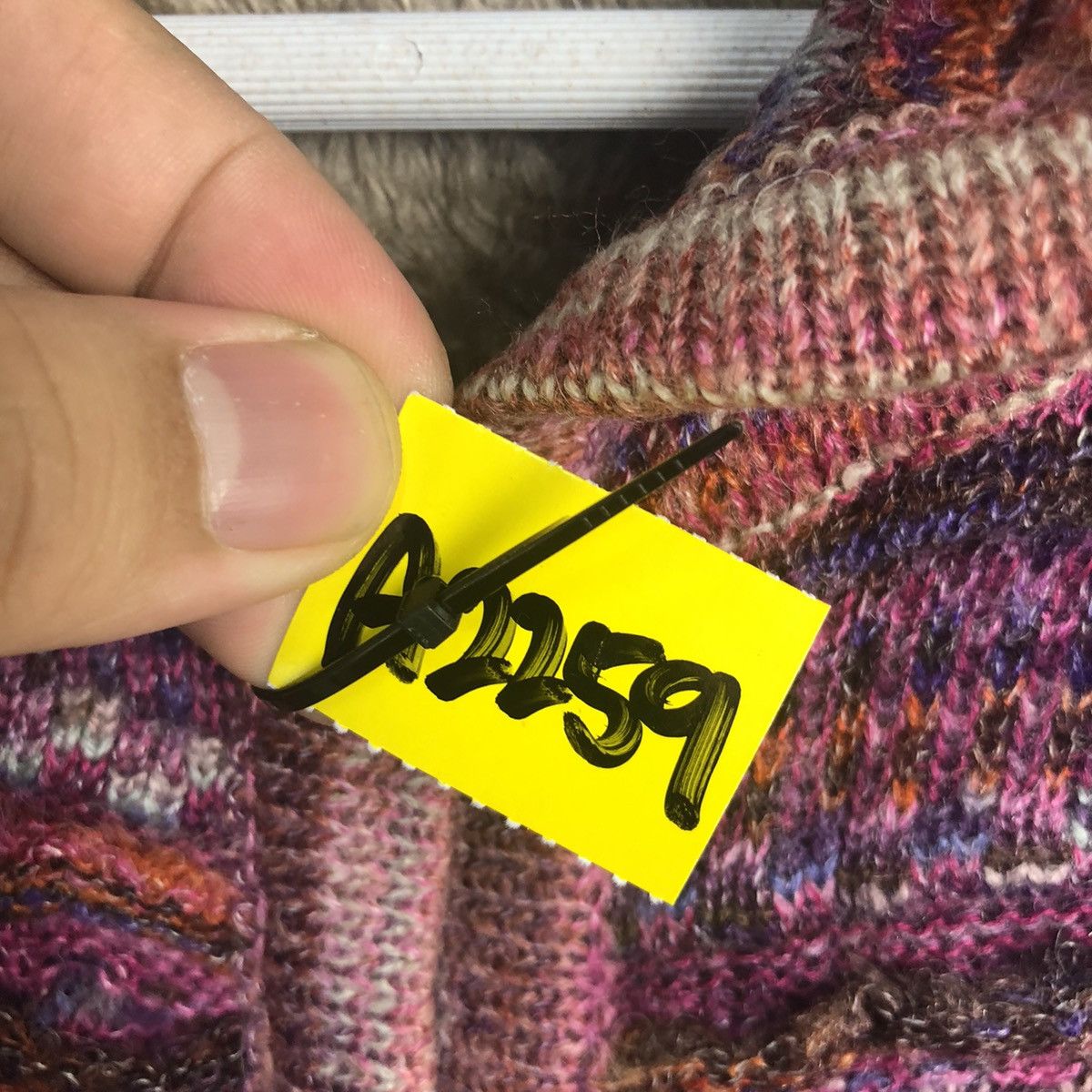 Homespun Knitwear Japanese Brand Purple Cardigan Knitwear #A2259 Size US M / EU 48-50 / 2 - 9 Thumbnail