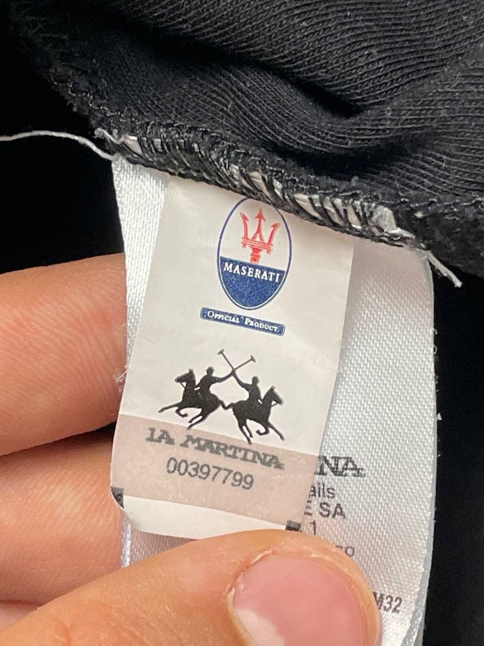 La Martina × Polo Ralph Lauren × Vintage La Martina Maserati Rugby Sweatshirt Oversized Center Logo Size US XL / EU 56 / 4 - 8 Thumbnail