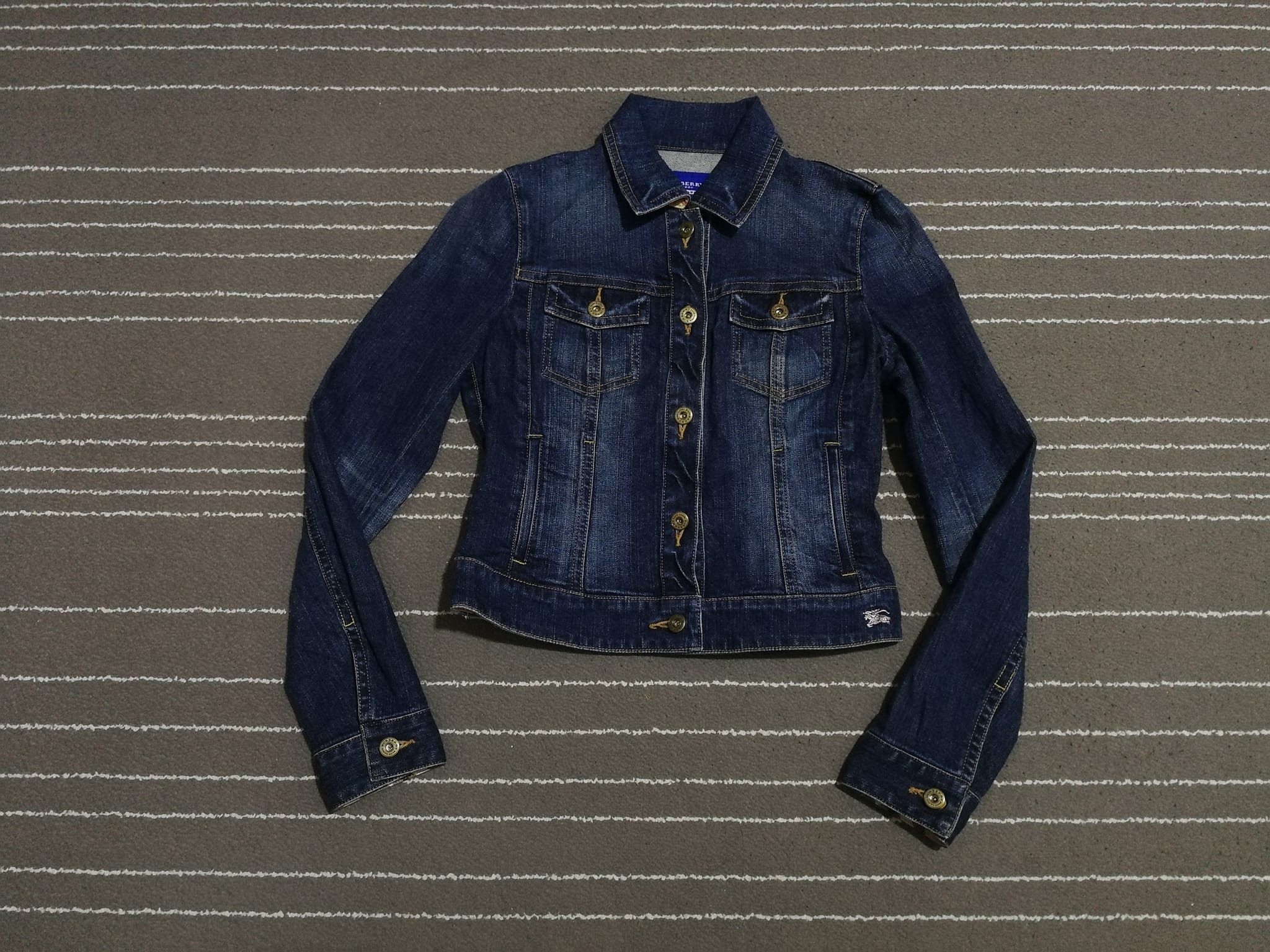 BURBERRY London Blue Label denim jacket woman XXS