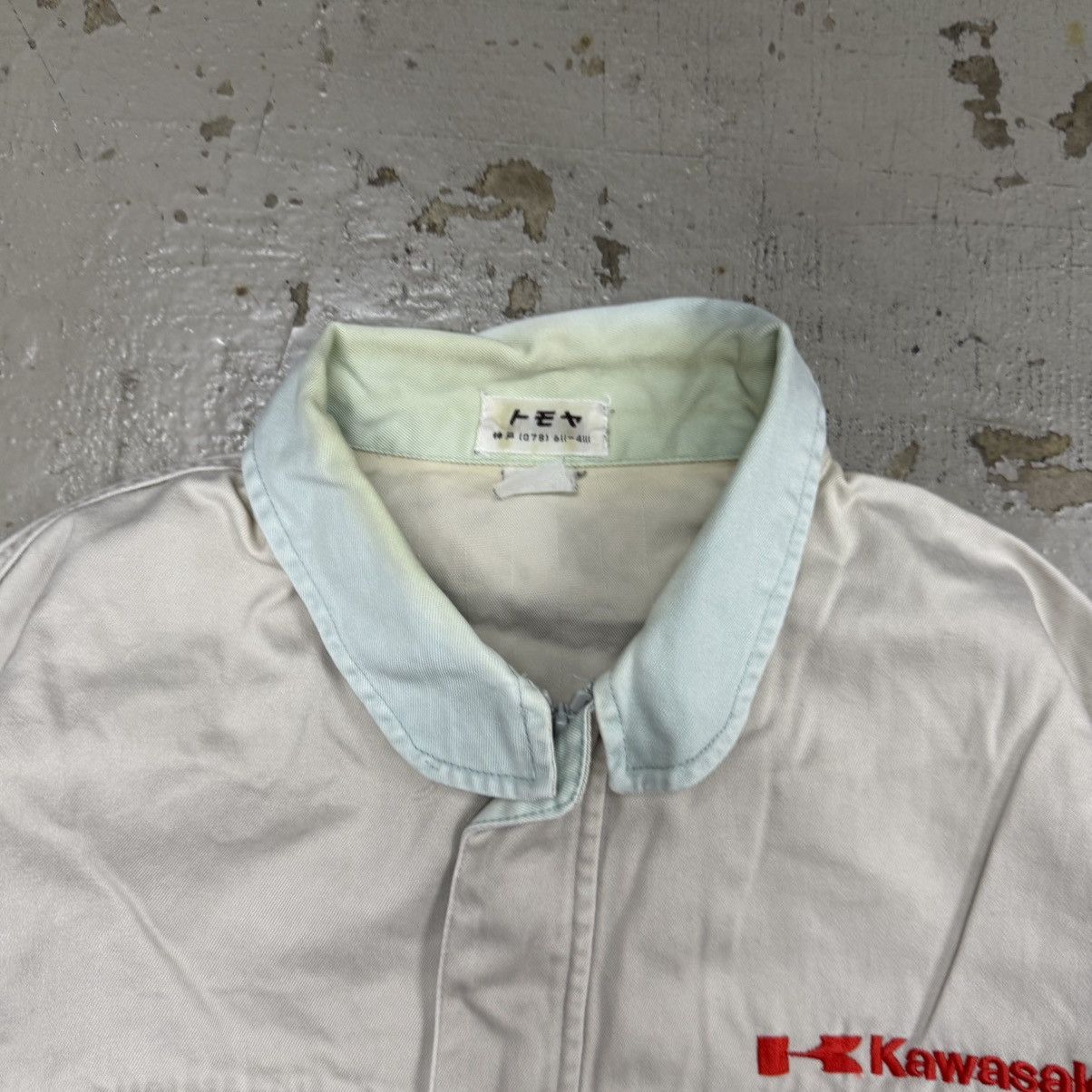 Japanese Brand Vtg Japan Kawasaki Motor Worker Jacket Size US M / EU 48-50 / 2 - 3 Thumbnail