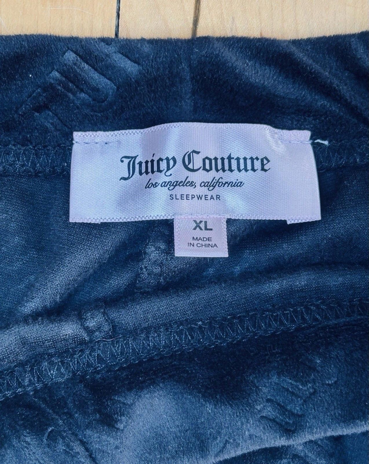 Juicy Couture Jeans Juicy Couture Sz XL Velour Velvet Sleepwear Shorts Black Y2K Size ONE SIZE - 3 Thumbnail