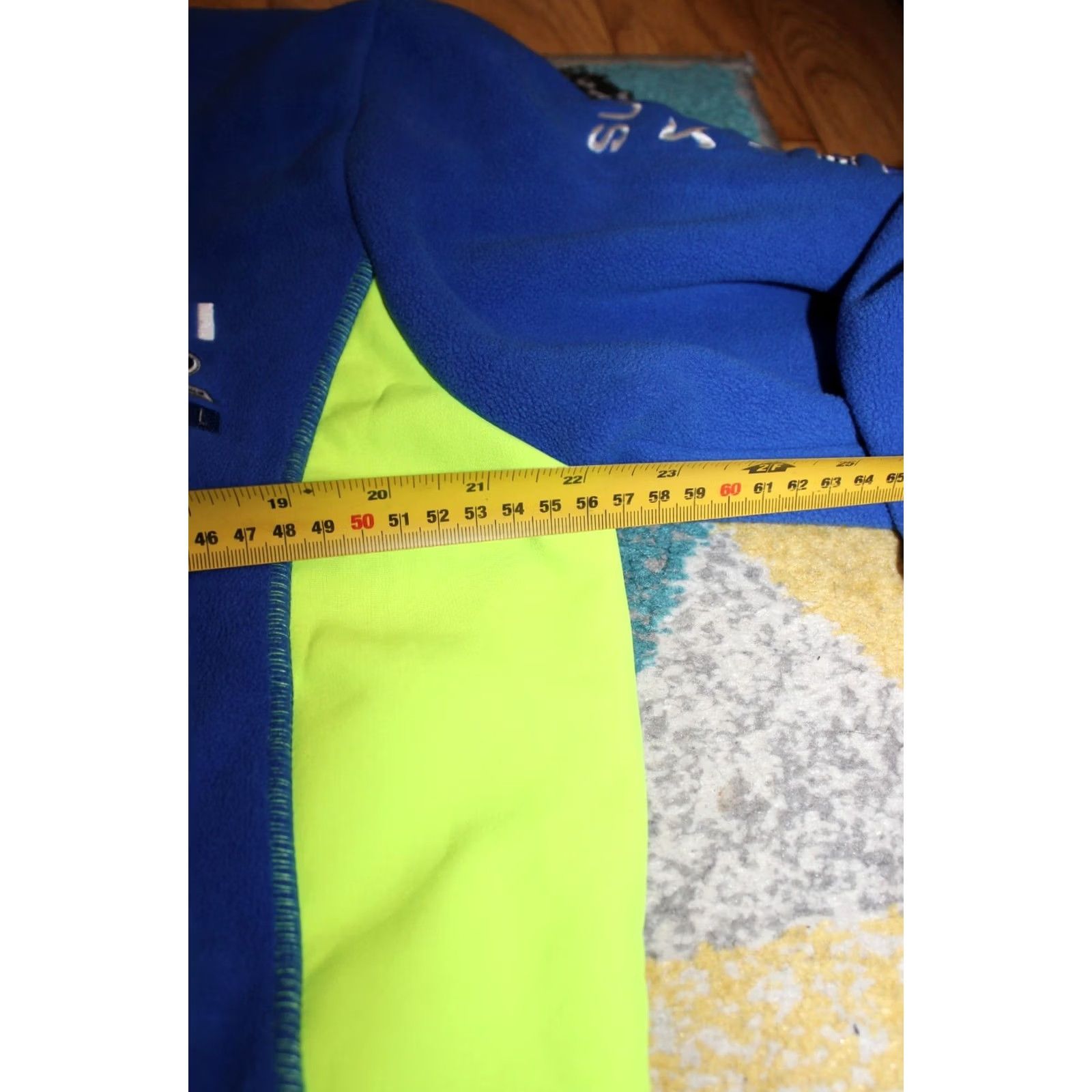 Vintage Vintage Suzuki MotoGP Team Fleece Jacket Ecstar Neon Yellow - size S Blue Jacket Mens Regular XS? Size US S / EU 44-46 / 1 - 6 Thumbnail