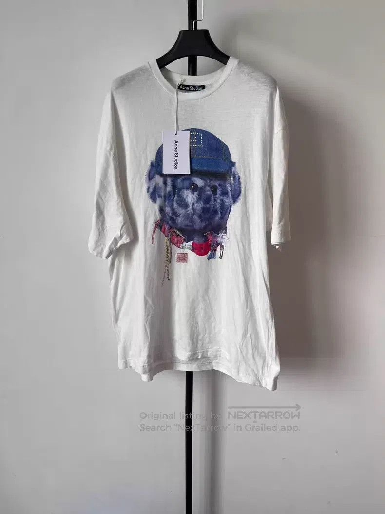 Acne Studios Acne Studios Face Expression Teddy Bear Printed Crewneck S Size US L / EU 52-54 / 3 - 1 Thumbnail