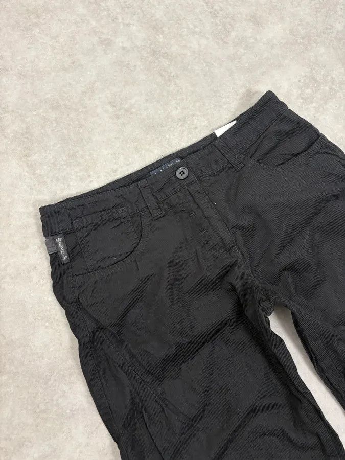 Armani 2000s Armani Black Zip Hybrid Cordurroy Pants Size US 28 / EU 44 - 6 Thumbnail