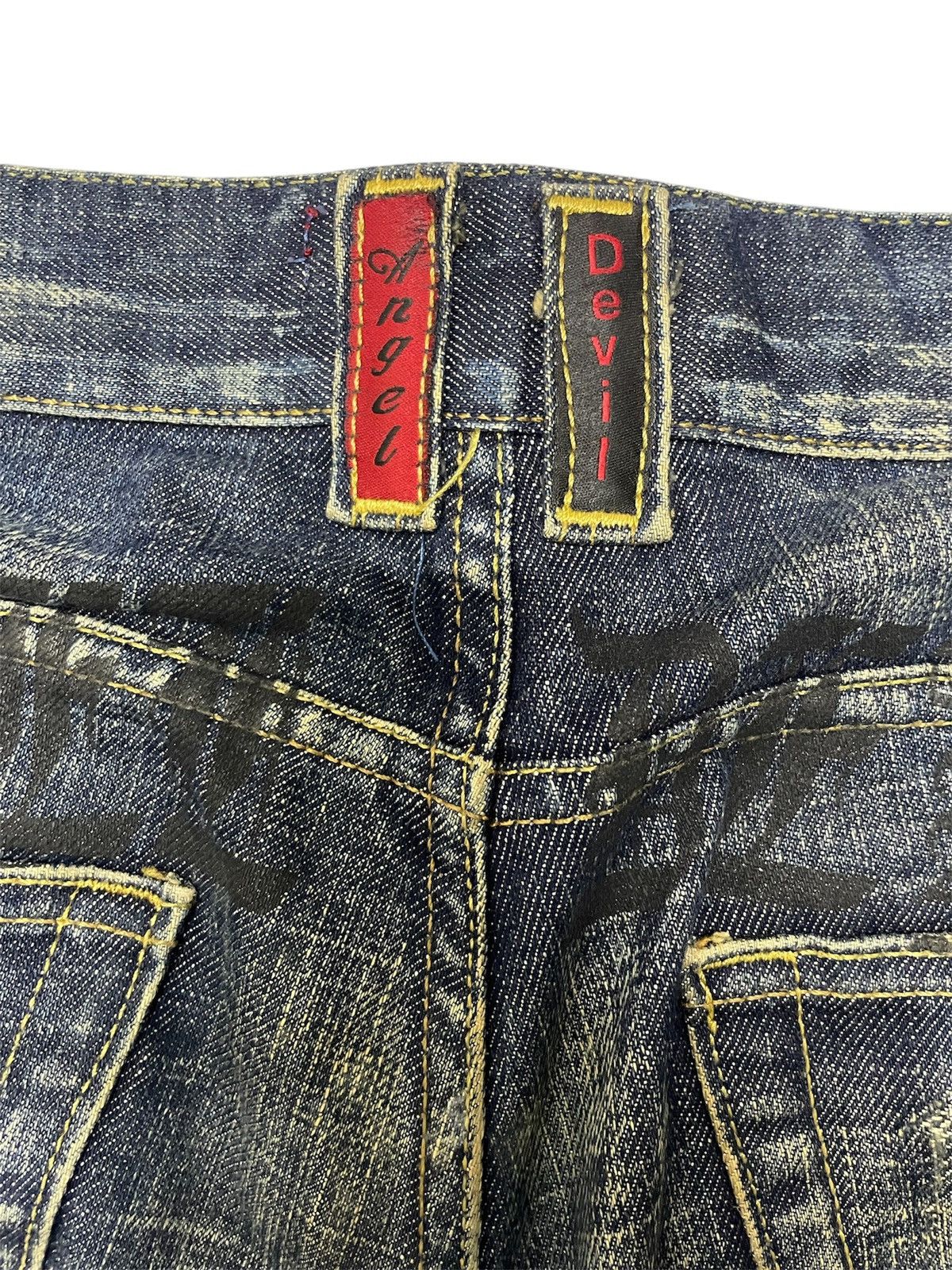 If Six Was Nine AngelDevil Jeans Y2k Size US 34 / EU 50 - 7 Thumbnail