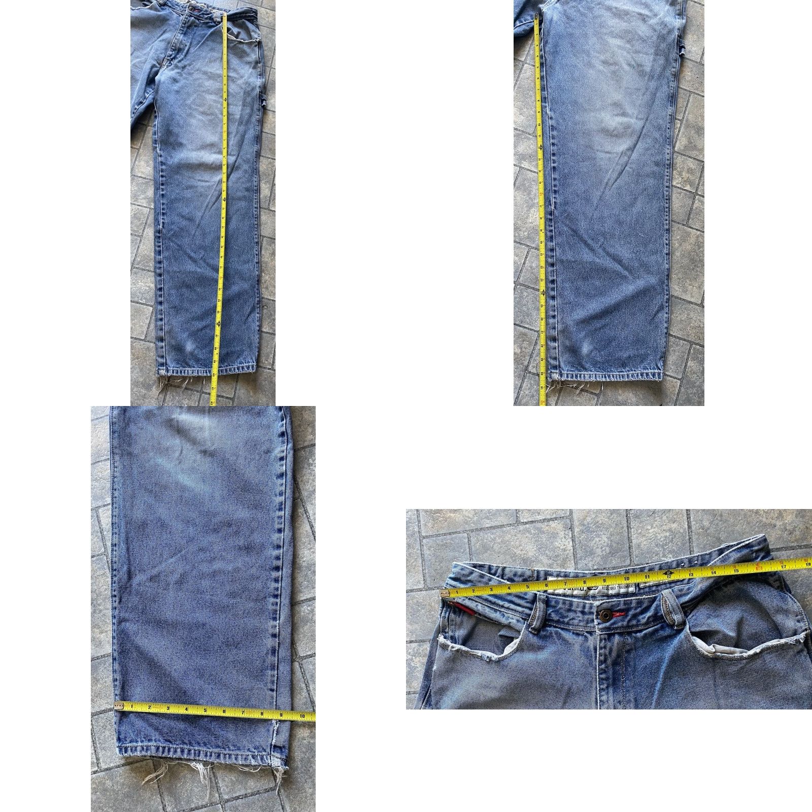 Ecko Unltd. VINTAGE Ecko Unltd Jeans Mens Foundry Fit Carpenter Jean Blue 34 Regular Pants | Jeans Mens 34 Blue Foundry Fit Carpenter Jeans Size US 34 / EU 50 - 9 Thumbnail