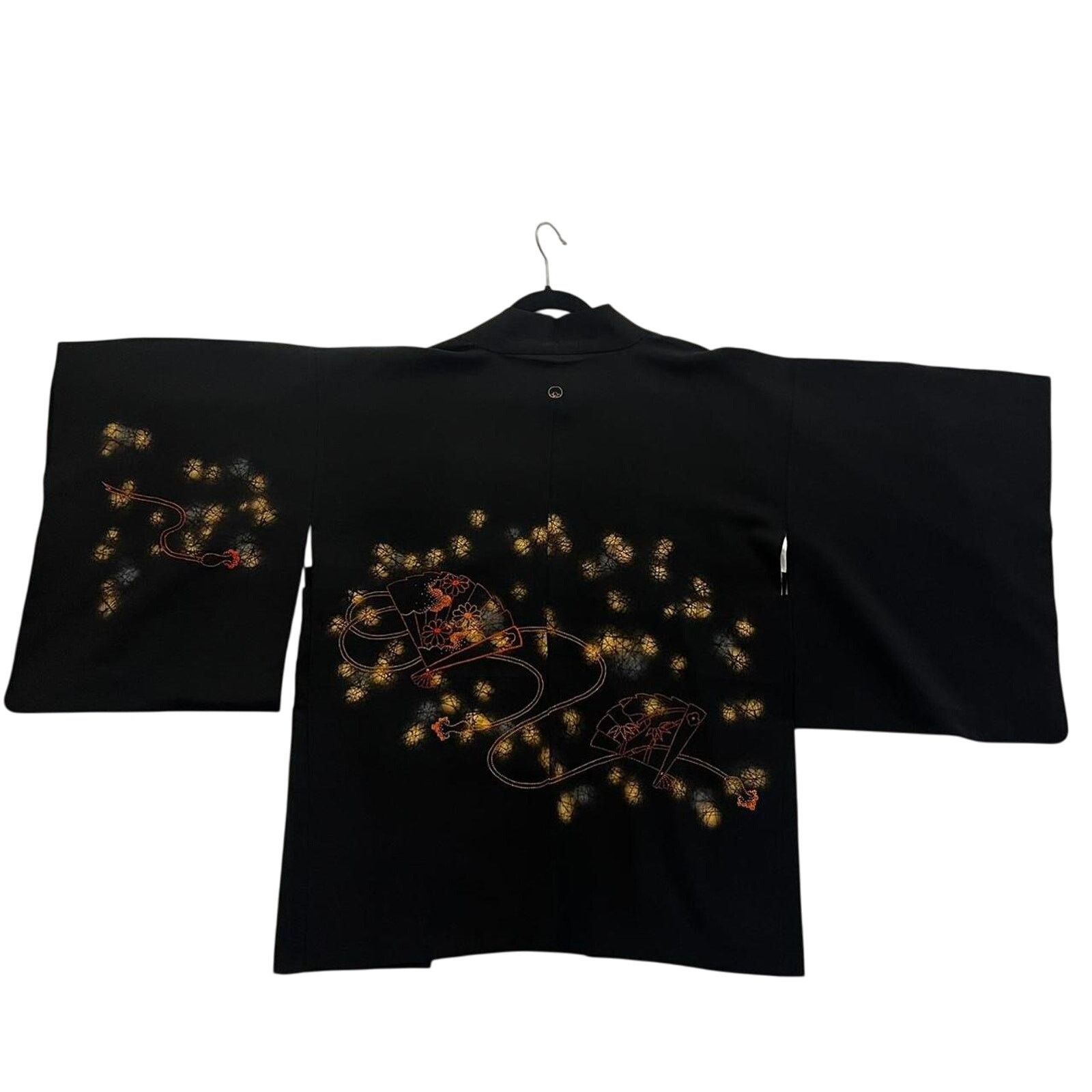 Other Japanese Haori Black Silk Dragons Japanese Kimono Jacket Size US L / EU 52-54 / 3 - 1 Thumbnail