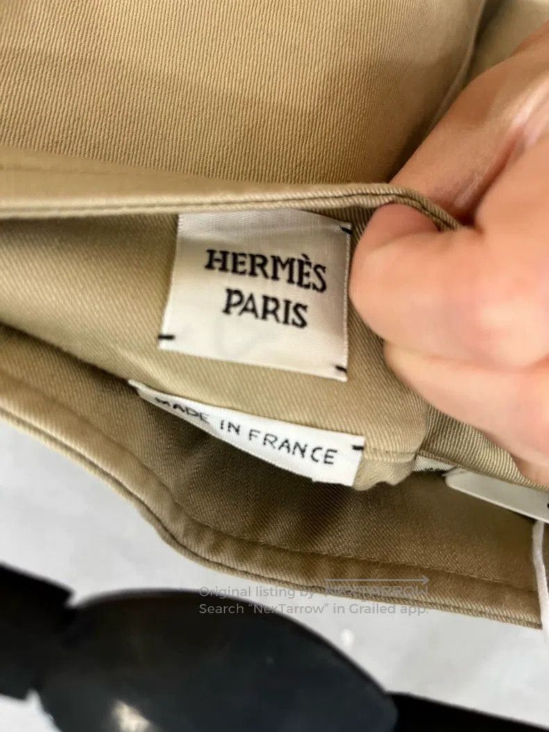 Hermes Hermes Beige A-line short skirt Size 42" / US 20 - 3 Thumbnail