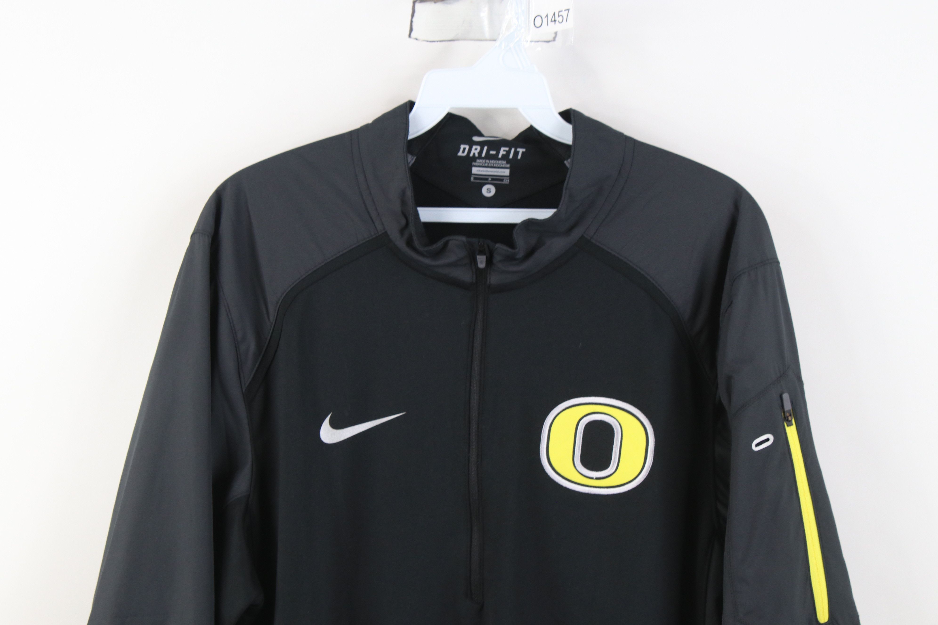 Nike Nike University of Oregon Half Zip Pullover Jacket Size US S / EU 44-46 / 1 - 2 Thumbnail
