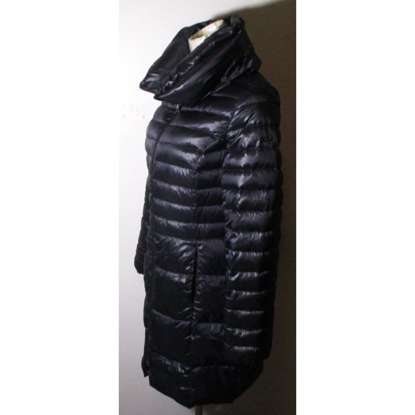 Bebe BEBE Purple Full Zip Puffer Insulated Coat Womens S High Collar Nylon Blend Lining Polyester All Seasons Jacket Trending Size S / US 4 / IT 40 - 4 Thumbnail