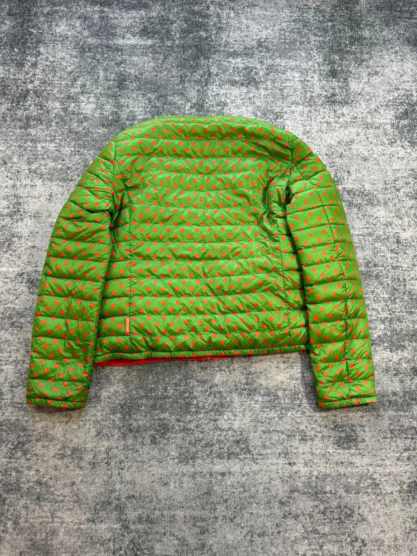 Moncler red lightweight reversible down jacket. Size US M / EU 48-50 / 2 - 6 Thumbnail