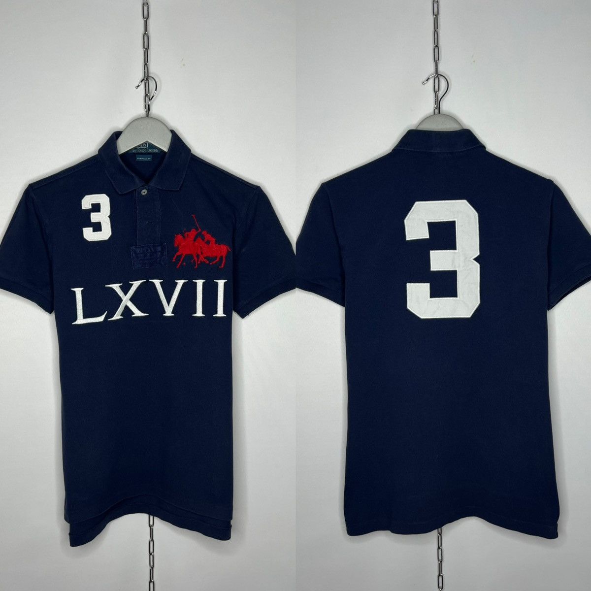 Polo Ralph Lauren Polo #3 Big Pony Logo Shirt Short Sleeve