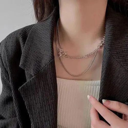 Jewelry Sparkling Starts y2k Necklace Size ONE SIZE - 6 Thumbnail