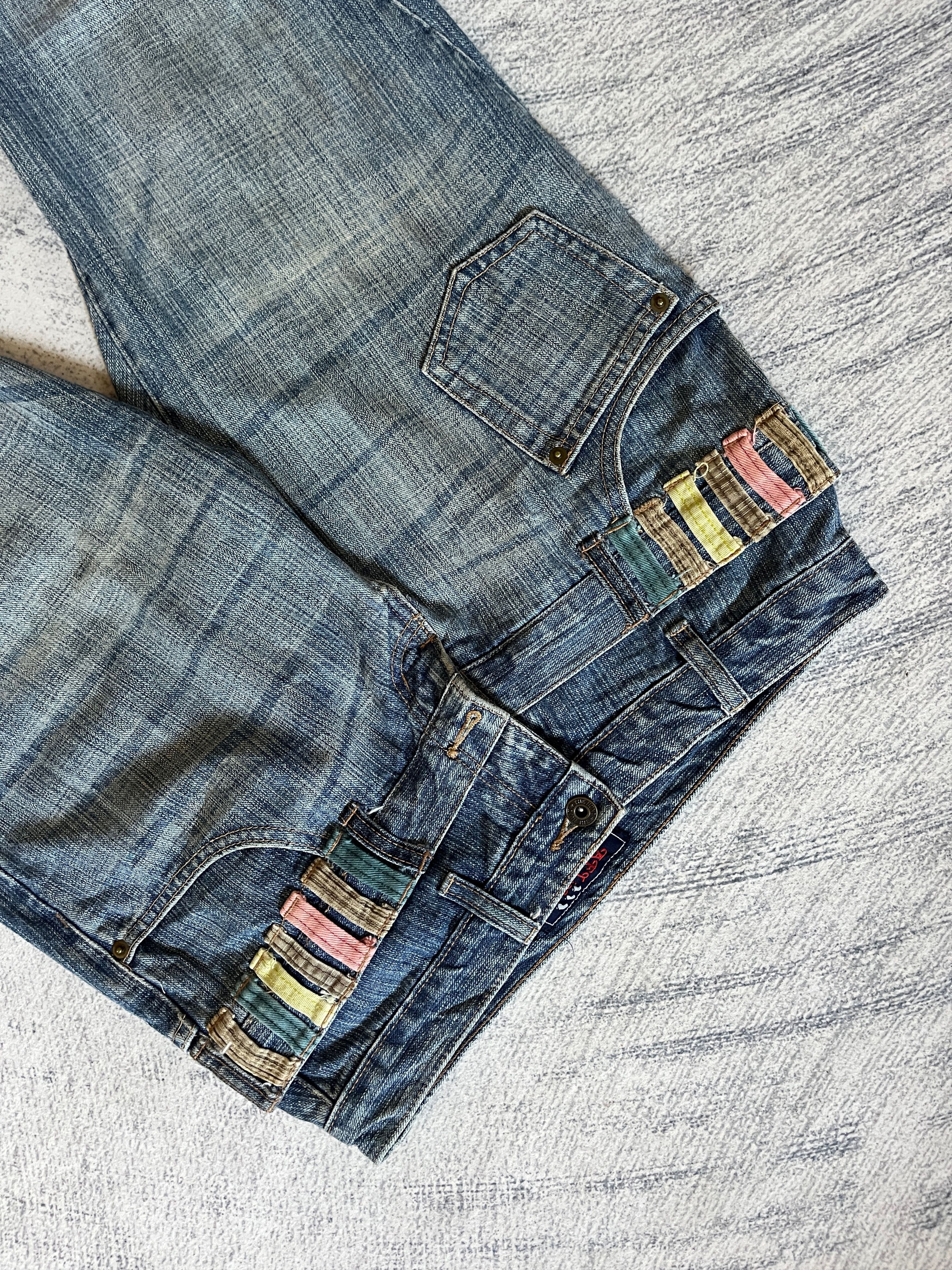 Japanese Brand AFT Jeans Double Waisted Denim Pants Size 32" / US 10 / IT 46 - 5 Thumbnail