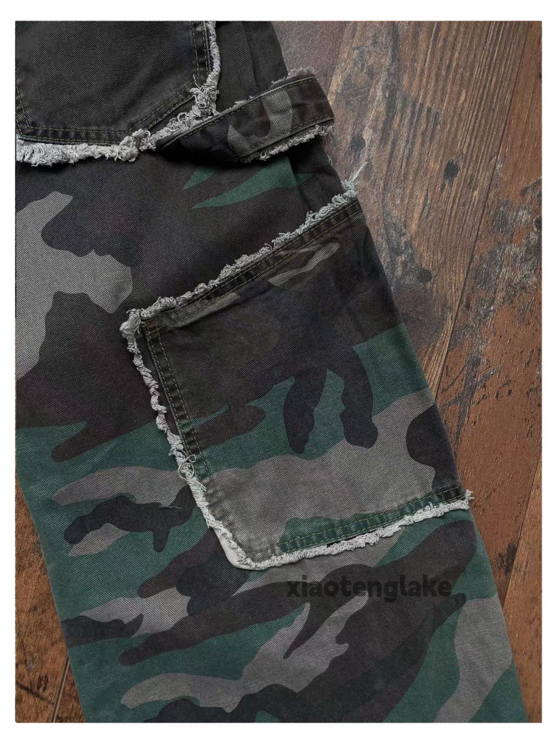 Vintage xtl retro loose baggy skate hiphop camo carpenter pants Size US 28 / EU 44 - 3 Thumbnail