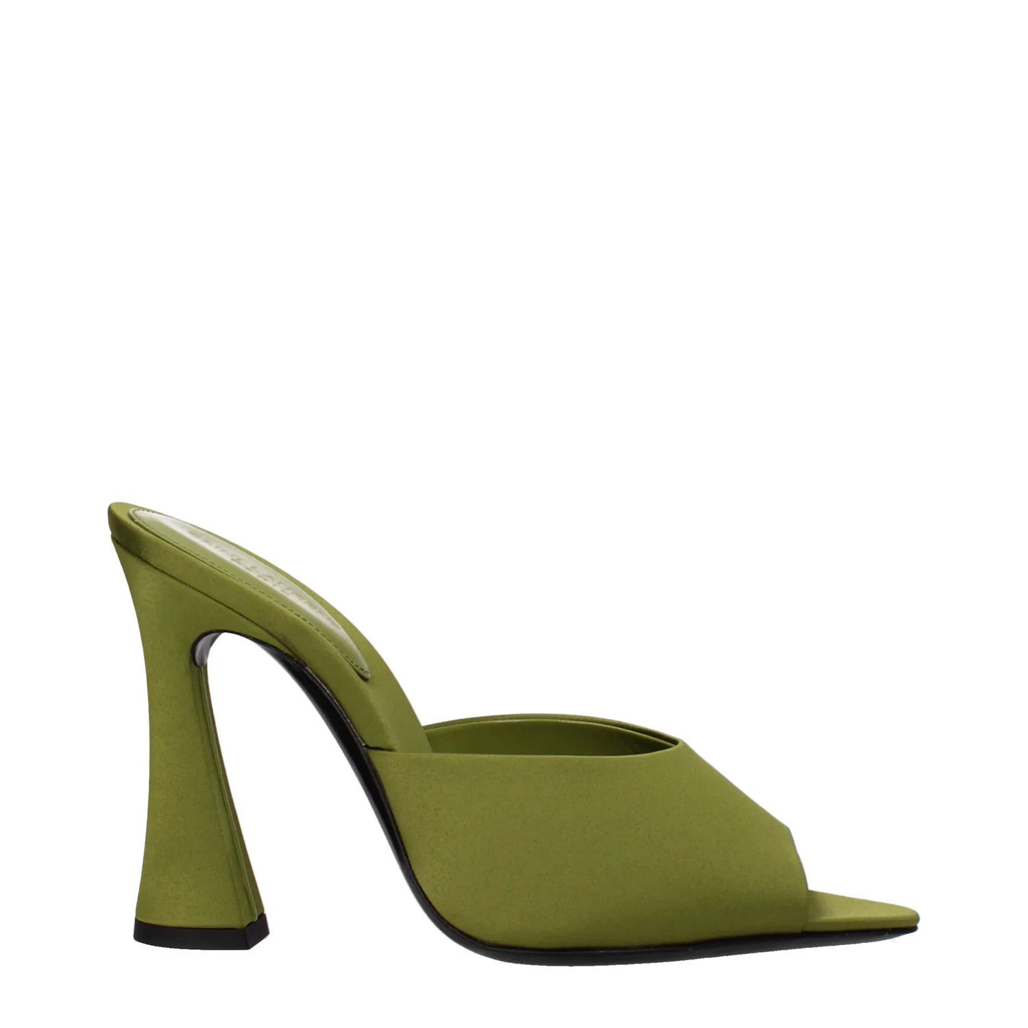 ob1o1e1124 Satin Sandals in Khaki