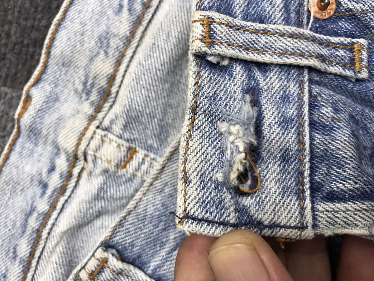 Levi's VL207 Vintage Levis 501xx Medium Wash Custom Jeans Size US 30 / EU 46 - 7 Thumbnail