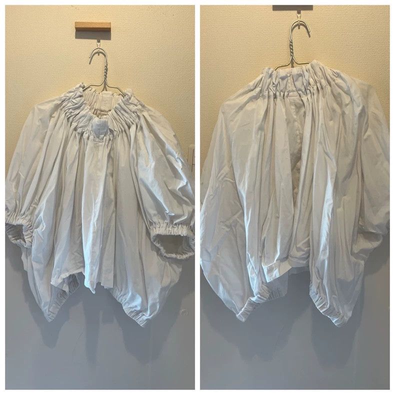 Comme des Garcons Comme Des Garcons Pumpkin silhouette smocked bubble white Size XS / US 0-2 / IT 36-38 - 2 Thumbnail