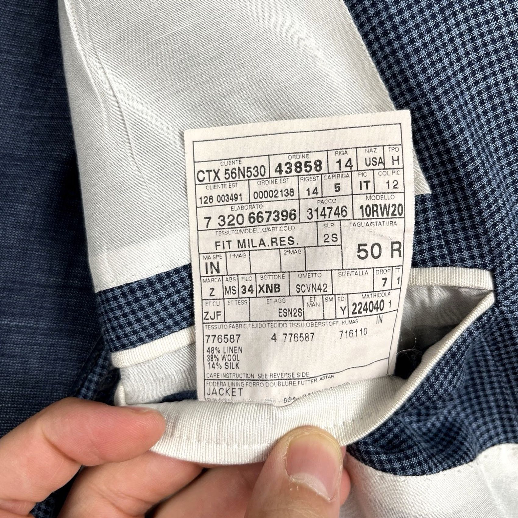 Ermenegildo Zegna - Keyword: "Ermenegildo Zegna Resort Jacket" – key terms for the item Size US XXS / EU 40 - 5 Thumbnail