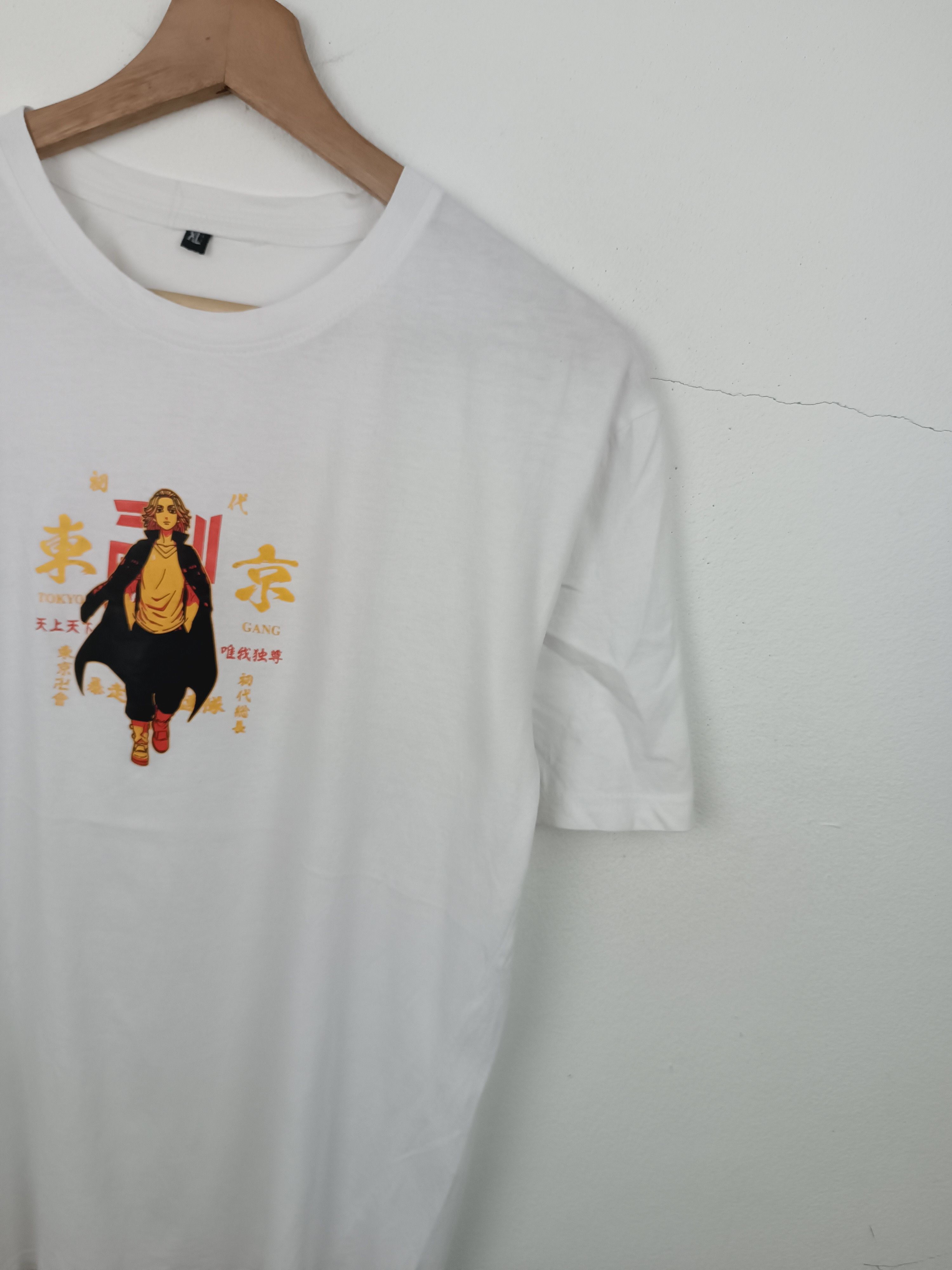 Anime VINTAGE TOKYO REVENGERS GANG MIKEY TOMAN TEE bleach naruto Size US M / EU 48-50 / 2 - 7 Thumbnail