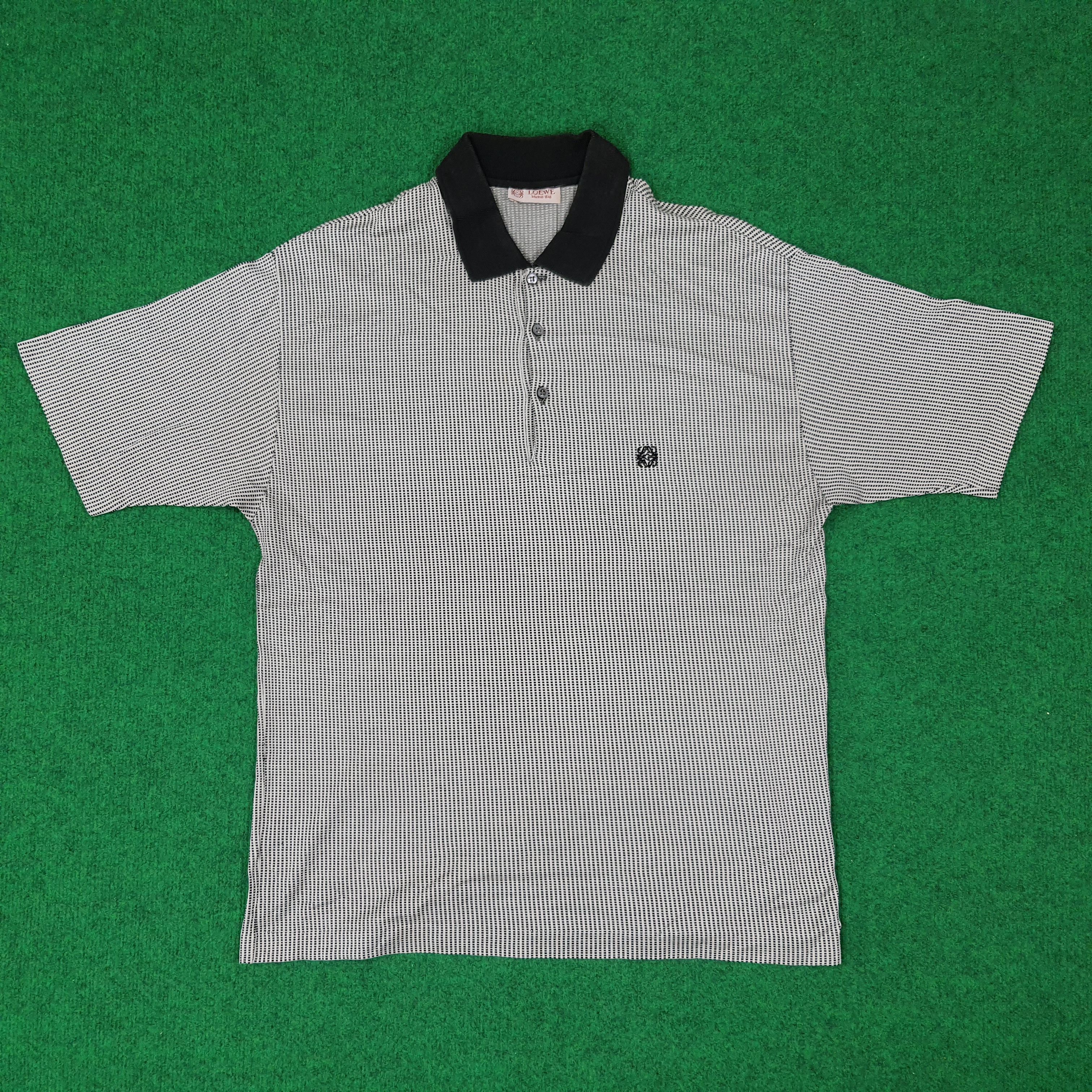 トップス vintage made in italy LOEWE poloshirt bg Loewe × Vintage Vintage Loewe Anagram Poloshirts | Grailed