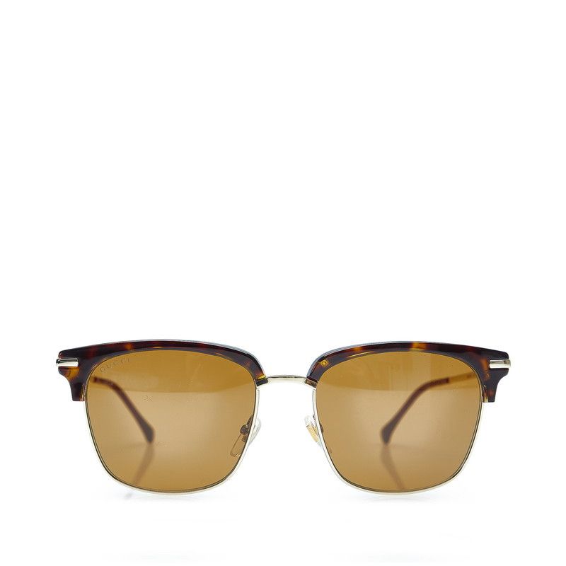 Gucci Gucci Gucci Horsebit Wellington Sunglasses GG0918S Brown Plastic Plastic Sunglasses GG0918S in Very Good Condition Size ONE SIZE - 1 Thumbnail