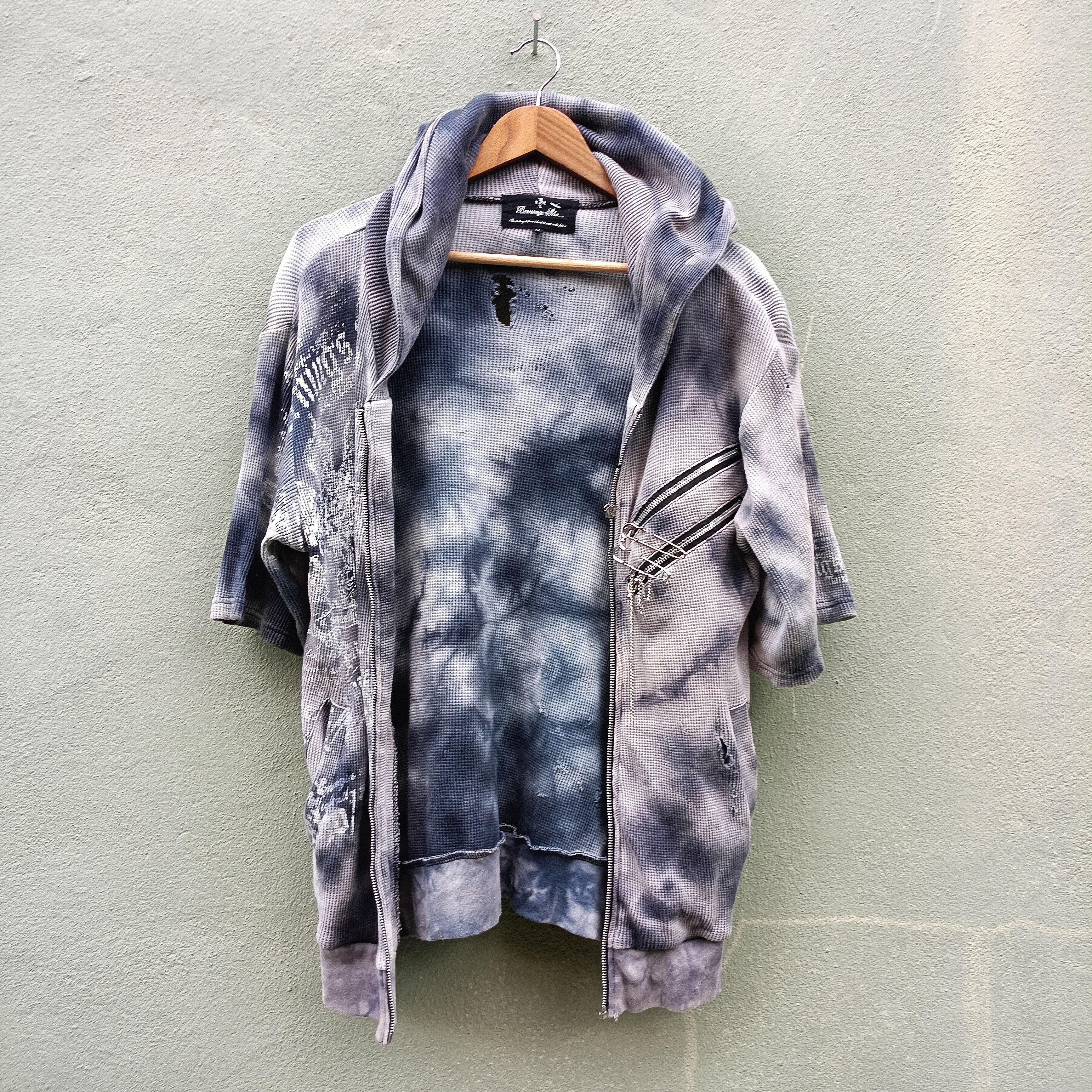 Seditionaries Berning Sho Distressed Hooded Zip jacket Size US M / EU 48-50 / 2 - 1 Thumbnail
