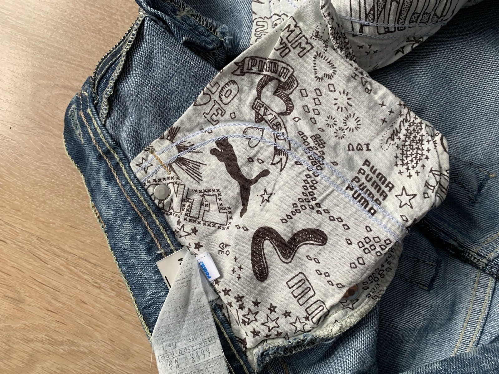 Evisu × Puma Puma X Evisu Womens Jeans Size 28 Size 28" / US 6 / IT 42 - 6 Thumbnail