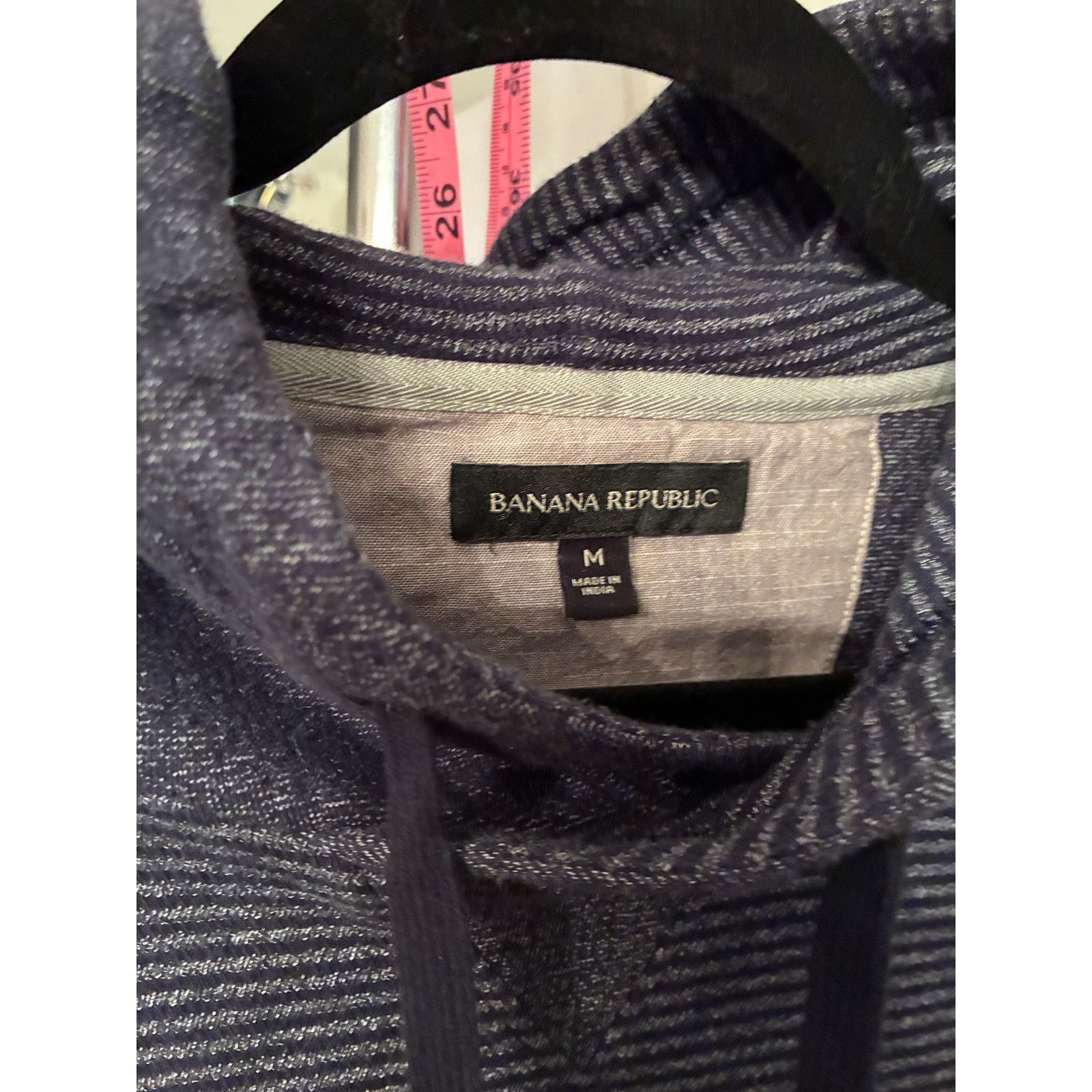Banana Republic Banana Republic striped navy blue hoodie size M Size US M / EU 48-50 / 2 - 3 Thumbnail