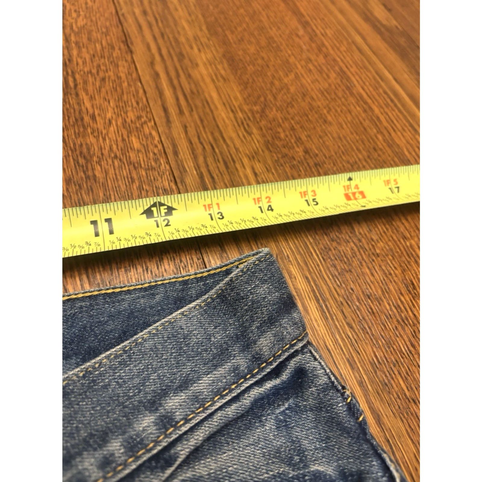 Polo Ralph Lauren VINTAGE Polo by Ralph Lauren Jeans Womens 27 Blue Distressed Crop 5-Pocket Slim Belt Loops Women Size 27" / US 4 / IT 40 - 3 Thumbnail
