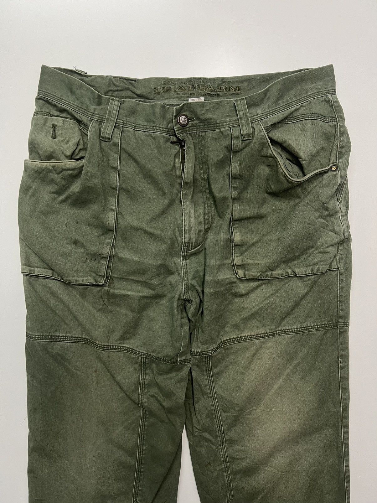 Vintage VINTAGE PHAT FARM CARGO PANT SIZE 39 Size US 39 - 2 Thumbnail