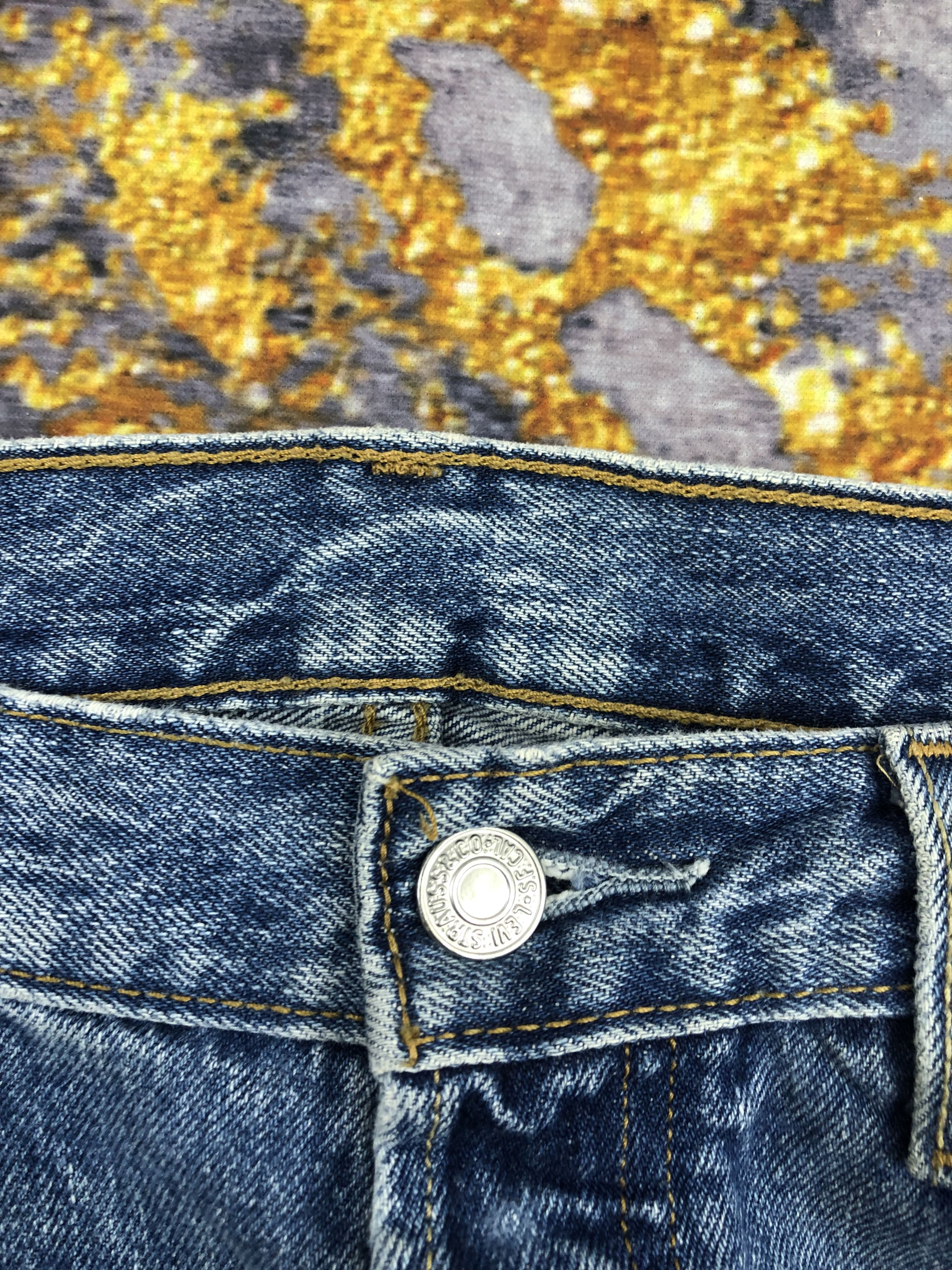 Levi's Vintage Levis 501 Dirty Faded Blue Jeans DPP0154 Size US 34 / EU 50 - 10 Thumbnail