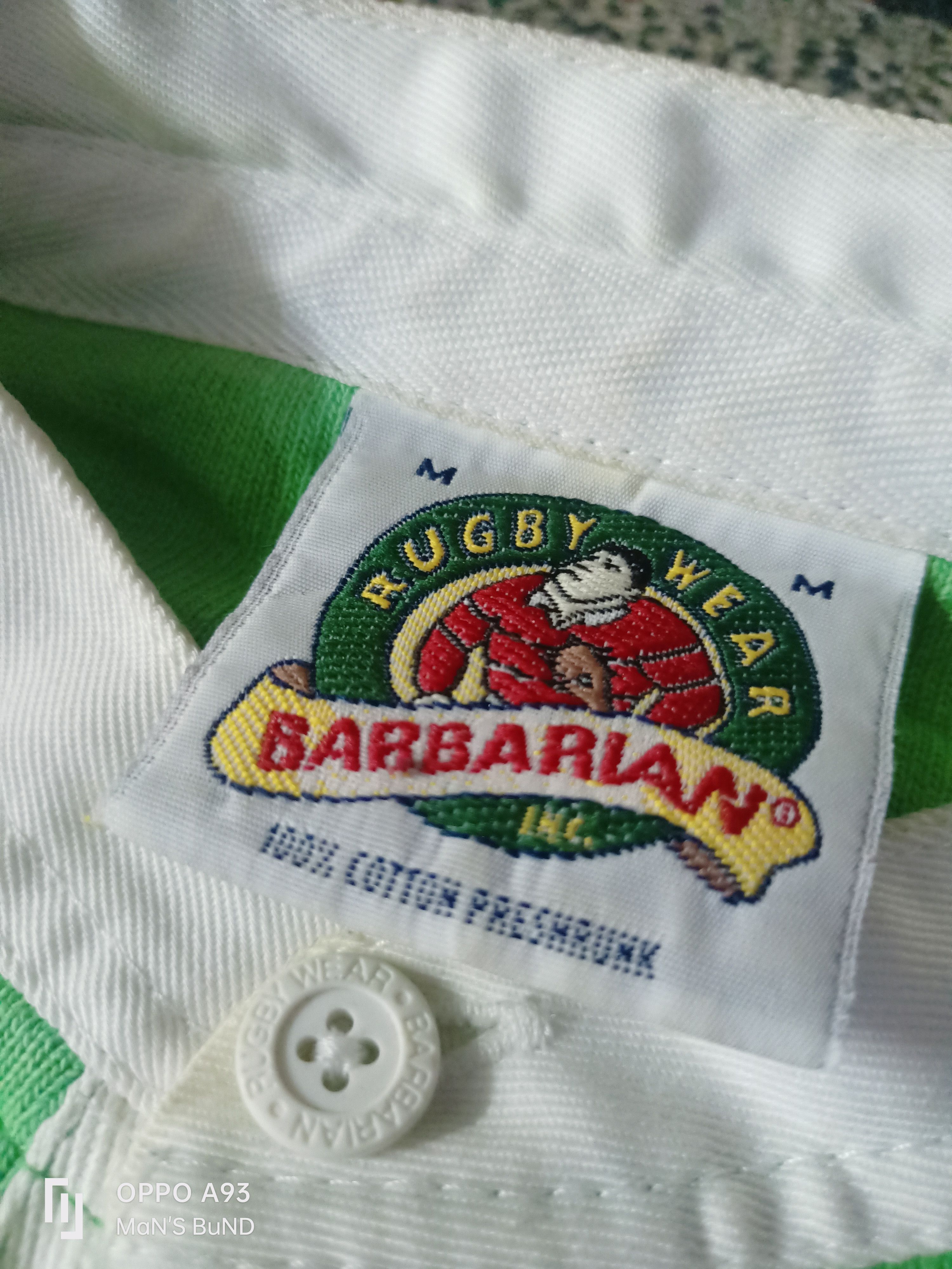 Barbarian Vintage BARBARIAN RUGBY WEAR Size US M / EU 48-50 / 2 - 7 Thumbnail