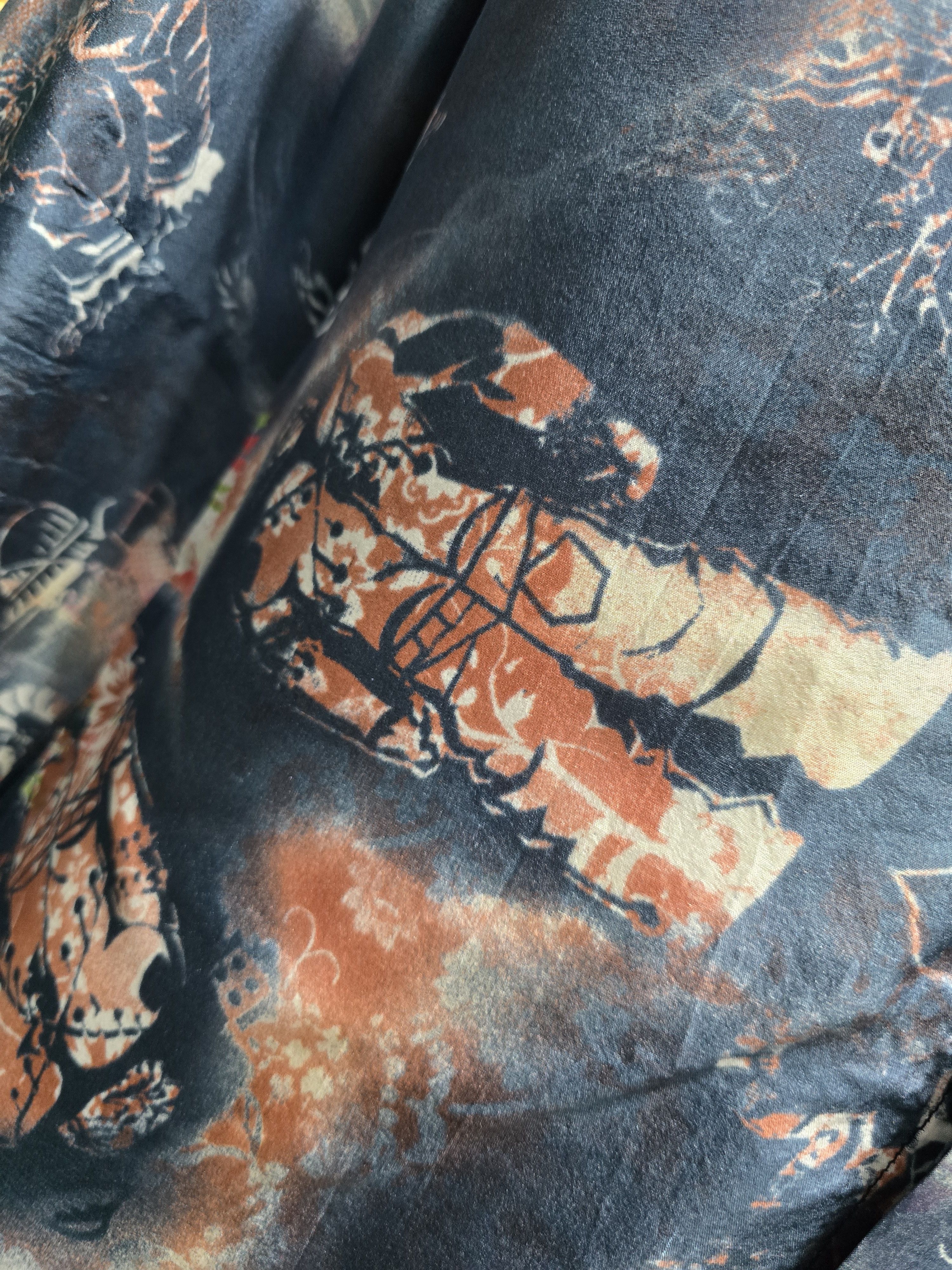 Marithe + Francois Girbaud MARITHE FRANCOIS GIRBAUD Navy Multicolored. 90' 100% silk Size US M / EU 48-50 / 2 - 6 Thumbnail