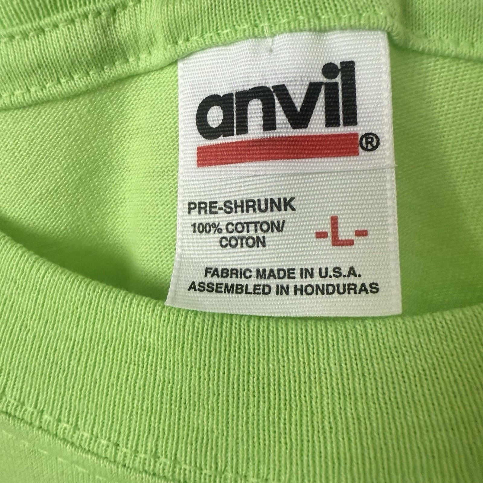 Anvil Vintage Anvil Ford T-Shirt Green USA Breast Cancer Ribbon Size US L / EU 52-54 / 3 - 3 Thumbnail