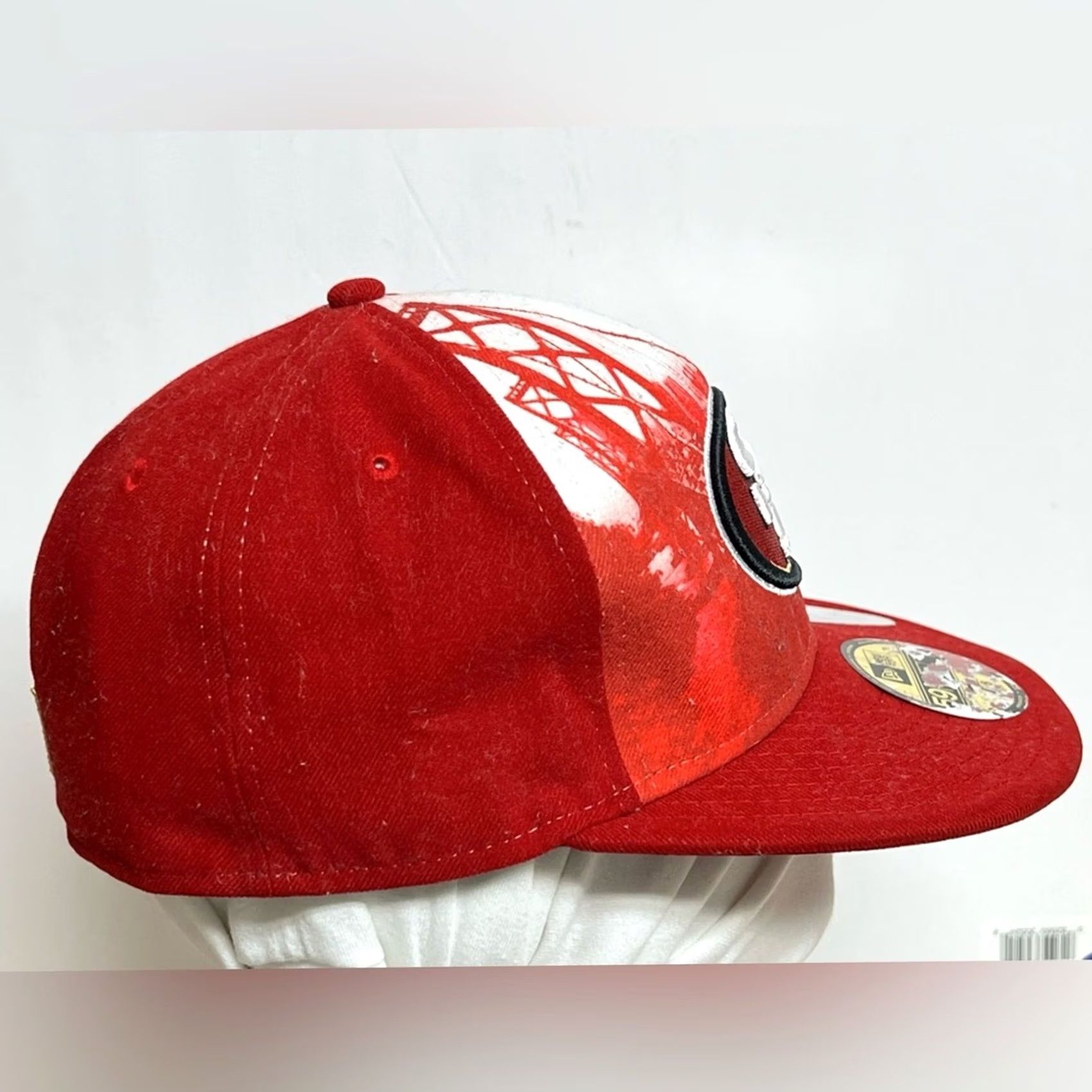 New Era New Era Hat Mens 7 1/8 Red NFL San Francisco 49ers 59FIFTY Field Cap Size RARE Size ONE SIZE - 4 Thumbnail